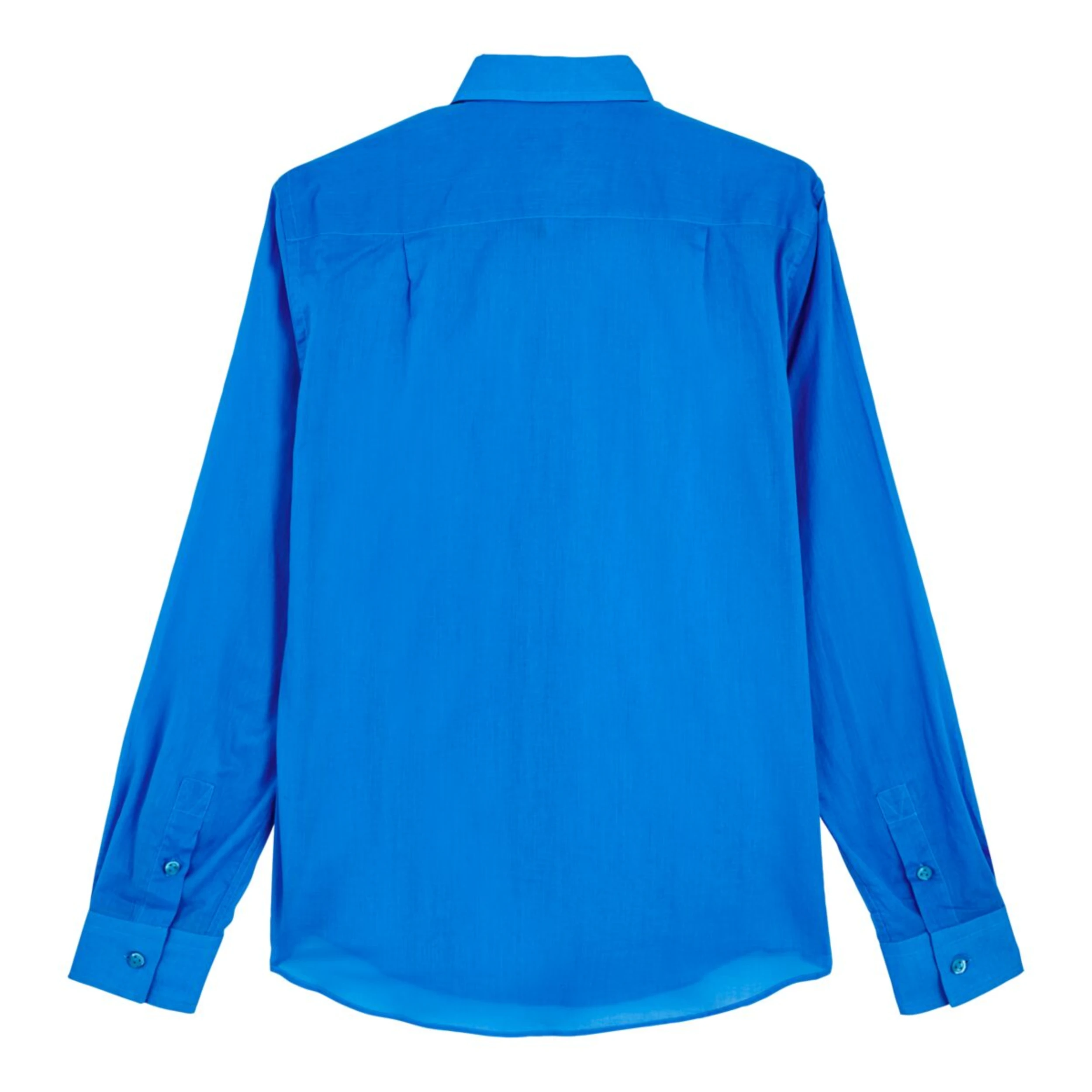 Resim Unisex Caracal Gömlek Mavi CCAE9V00-399 | Vilebrequin