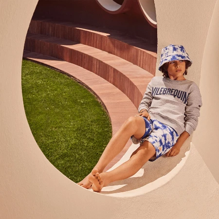 Resim Erkek Çocuk Gatien Şort Lacivert