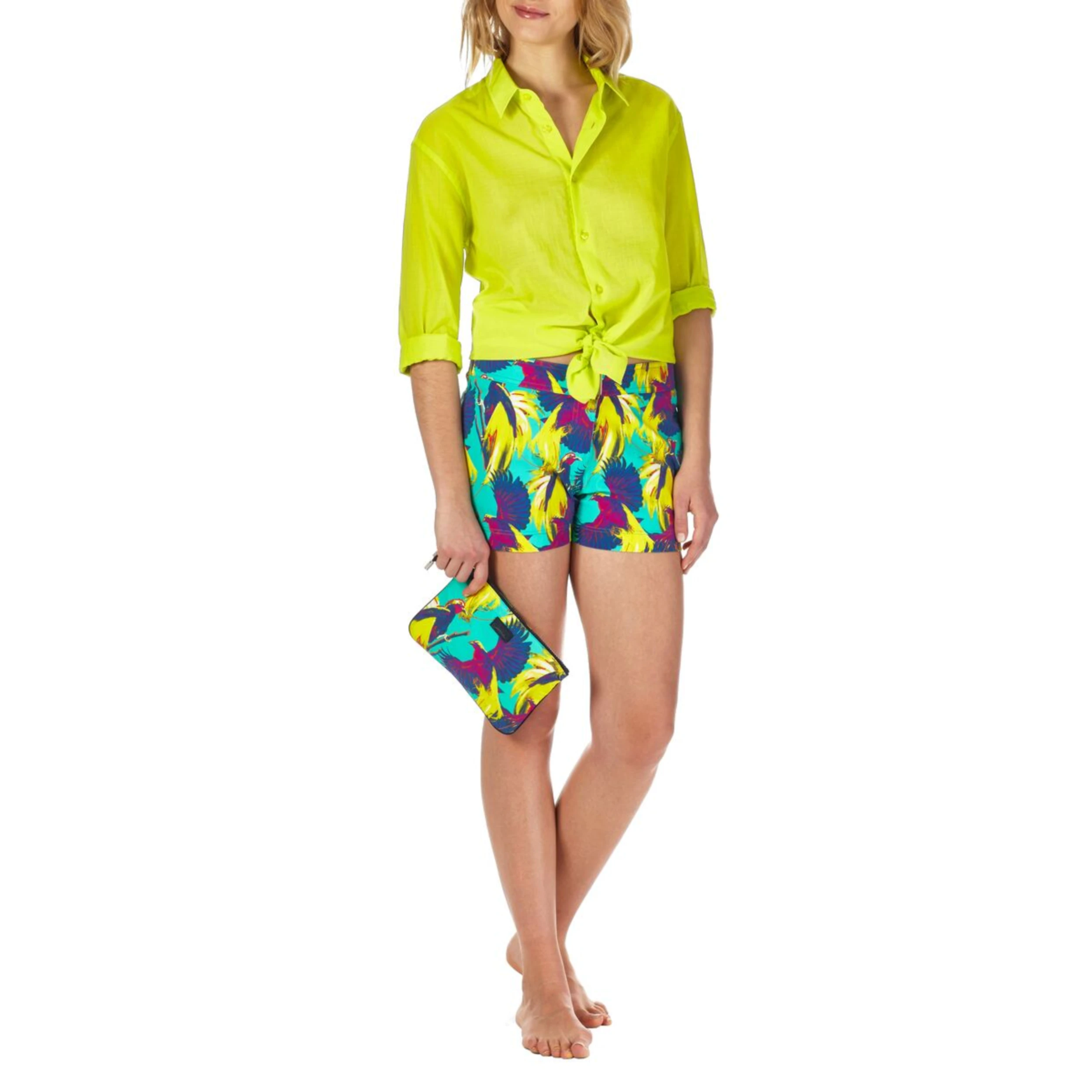 Resim Unisex Caracal Gömlek Sarı CCAP501P-413 | Vilebrequin