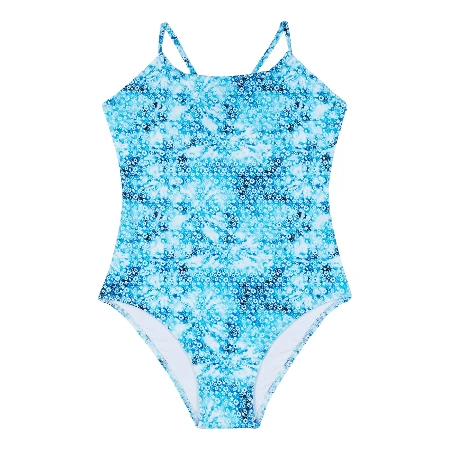 Resim Kız Çocuk Gazette Flowers Tie & Dye Mayo Lacivert