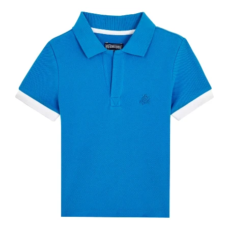 Resim Erkek Çocuk Pantin Polo Mavi