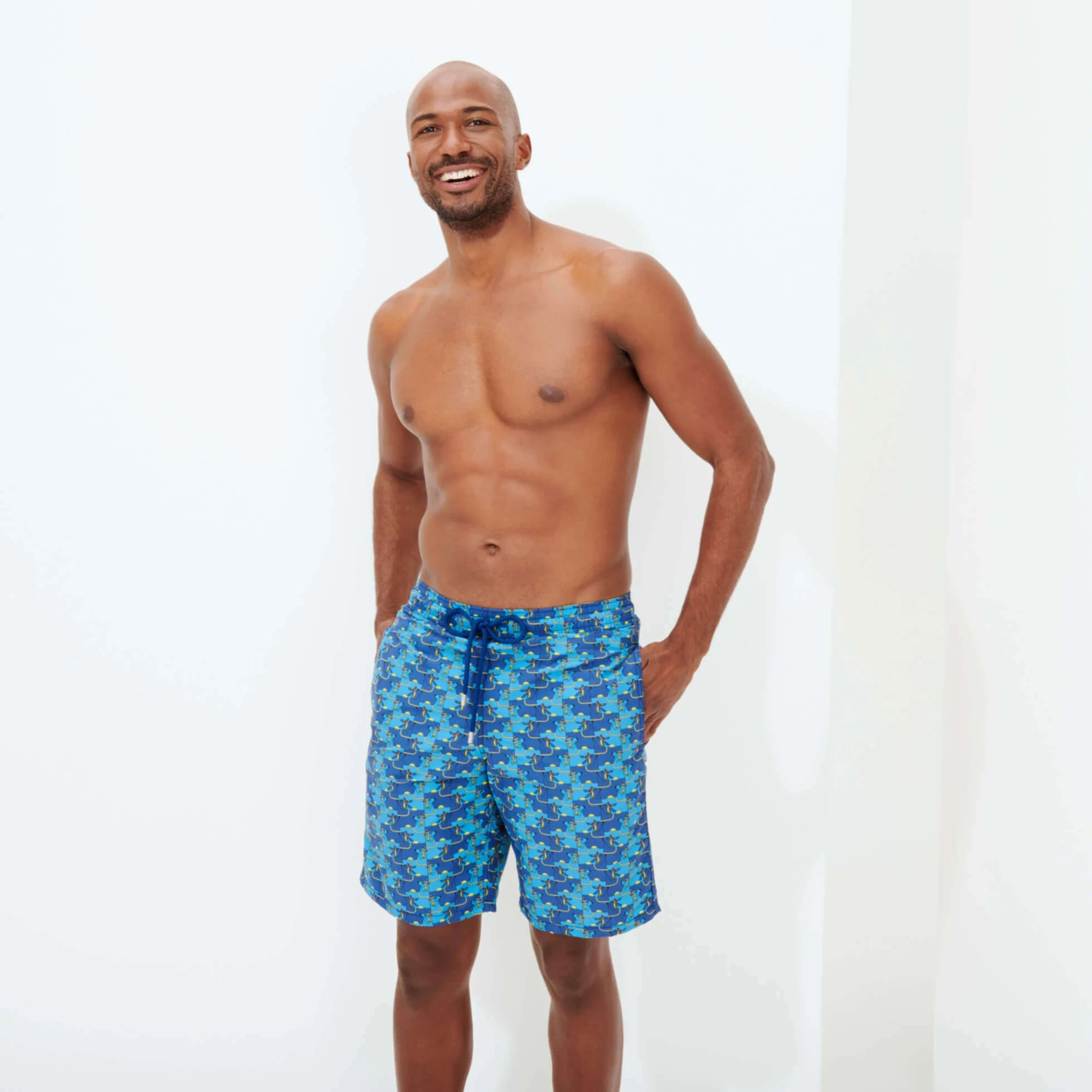 Resim Erkek Okoa Mayo Mavi OKOH0B09-355 | Vilebrequin