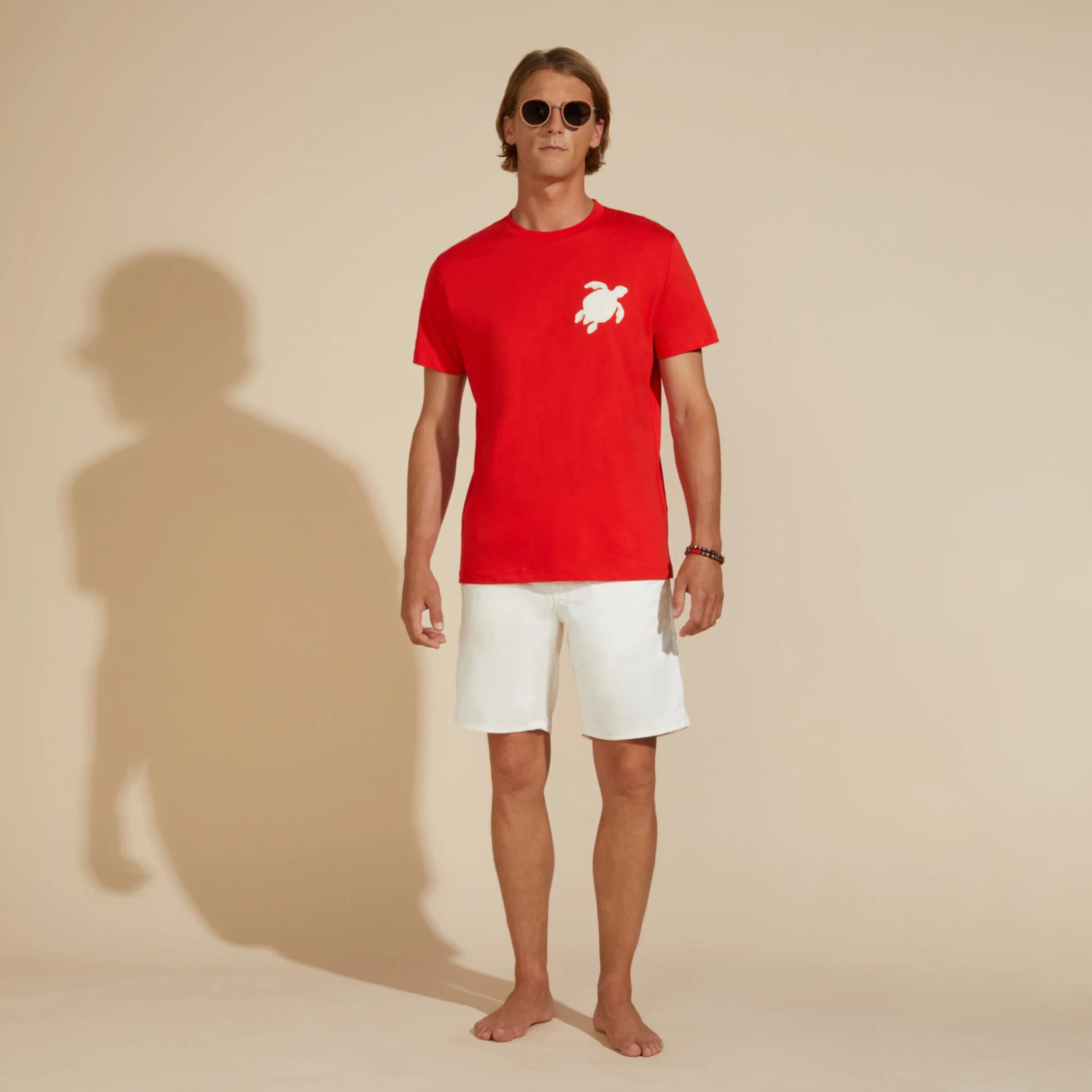Resim Erkek Portisol Tişört Kırmızı PTSC4P86-201 | Vilebrequin
