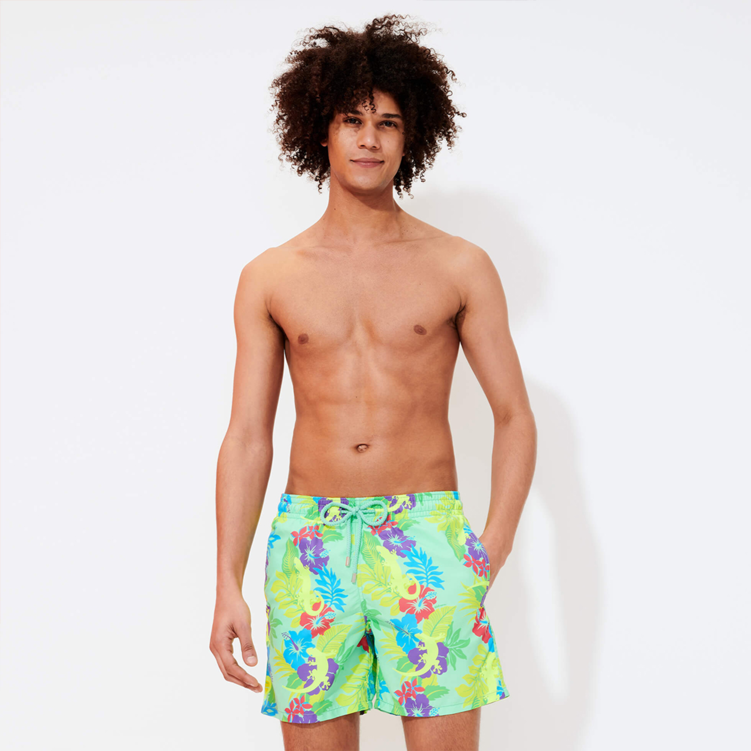 Resim Erkek Moorea Mayo Yeşil MOOH0B02-418 | Vilebrequin