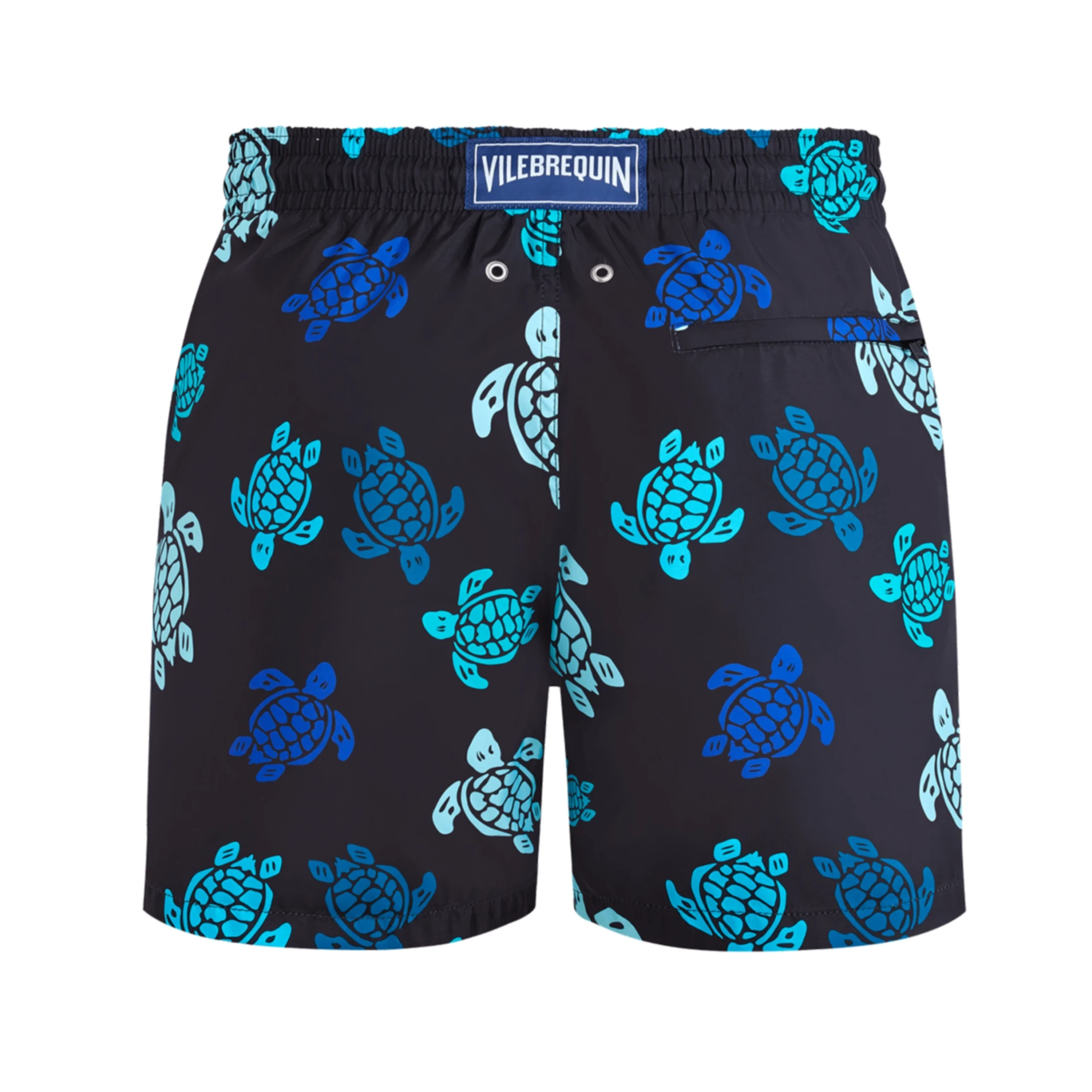 Resim Erkek Micro Ronde Des Tortues  Moohina Mayo Siyah MOHAJ336-990 | Vilebrequin