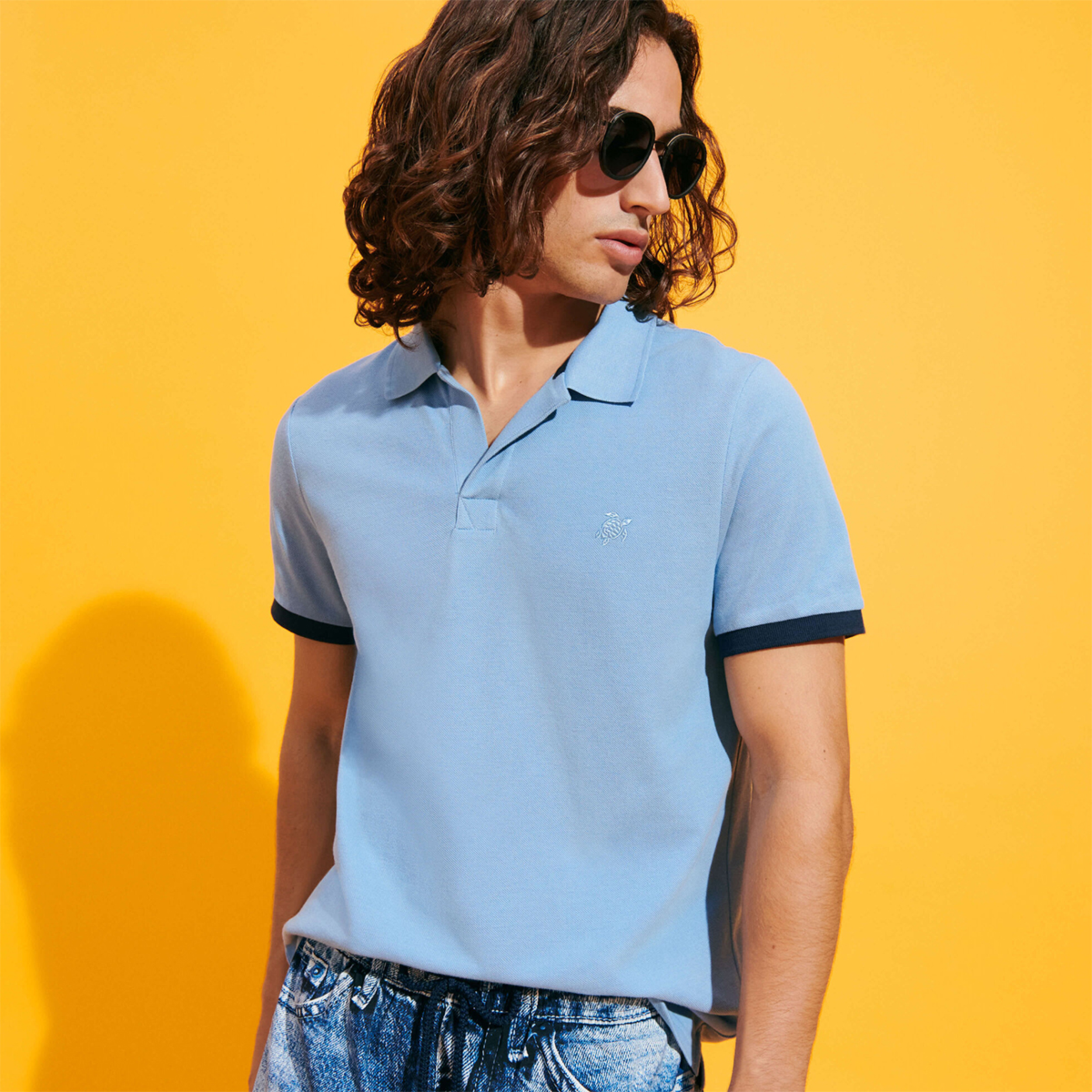 Resim Erkek Palatin Polo Mavi PLTU3N00-368 | Vilebrequin