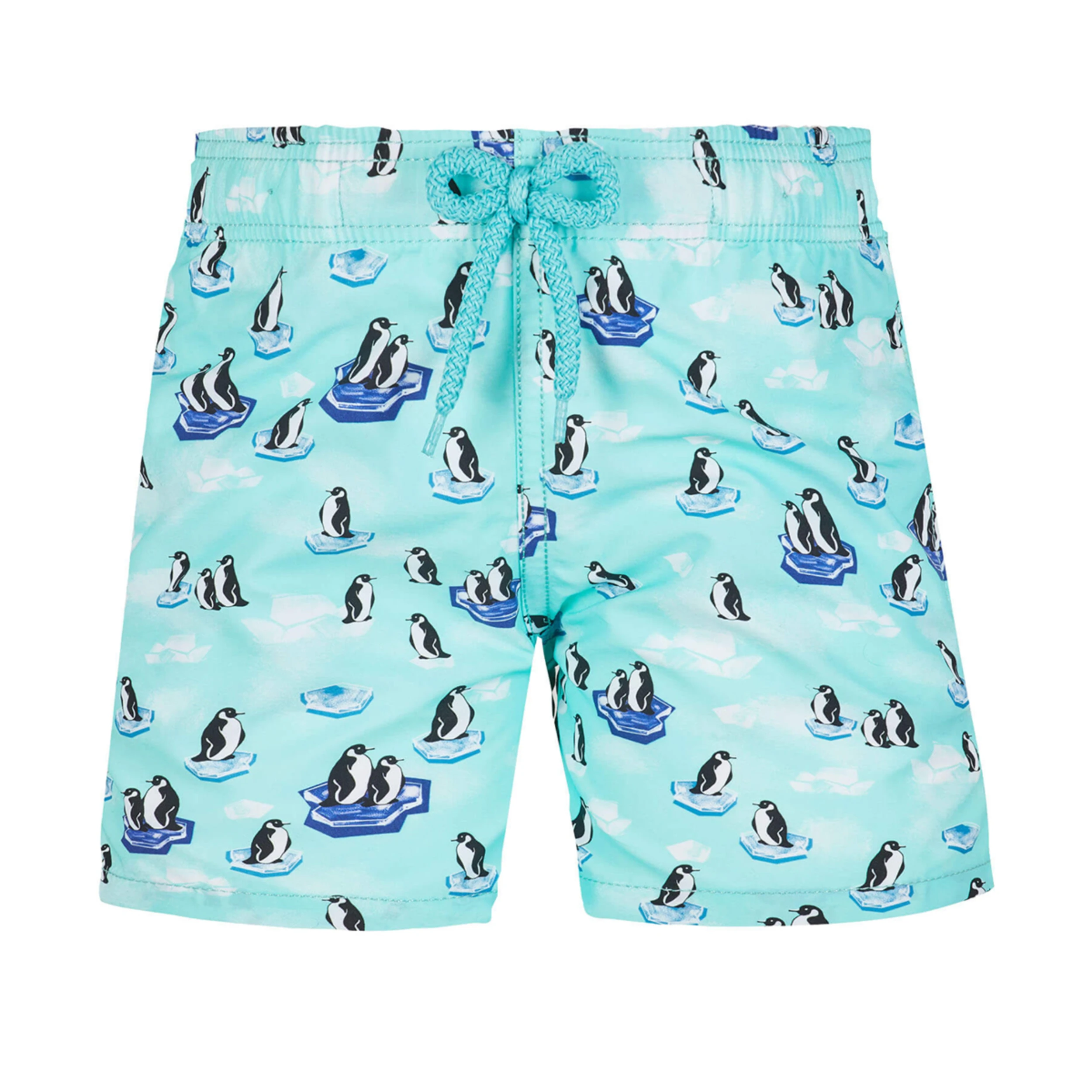 Resim Erkek Çocuk 1995 Penguins On The Rocks Jim Mayo Mavi JIMH1B95-333 | Vilebrequin