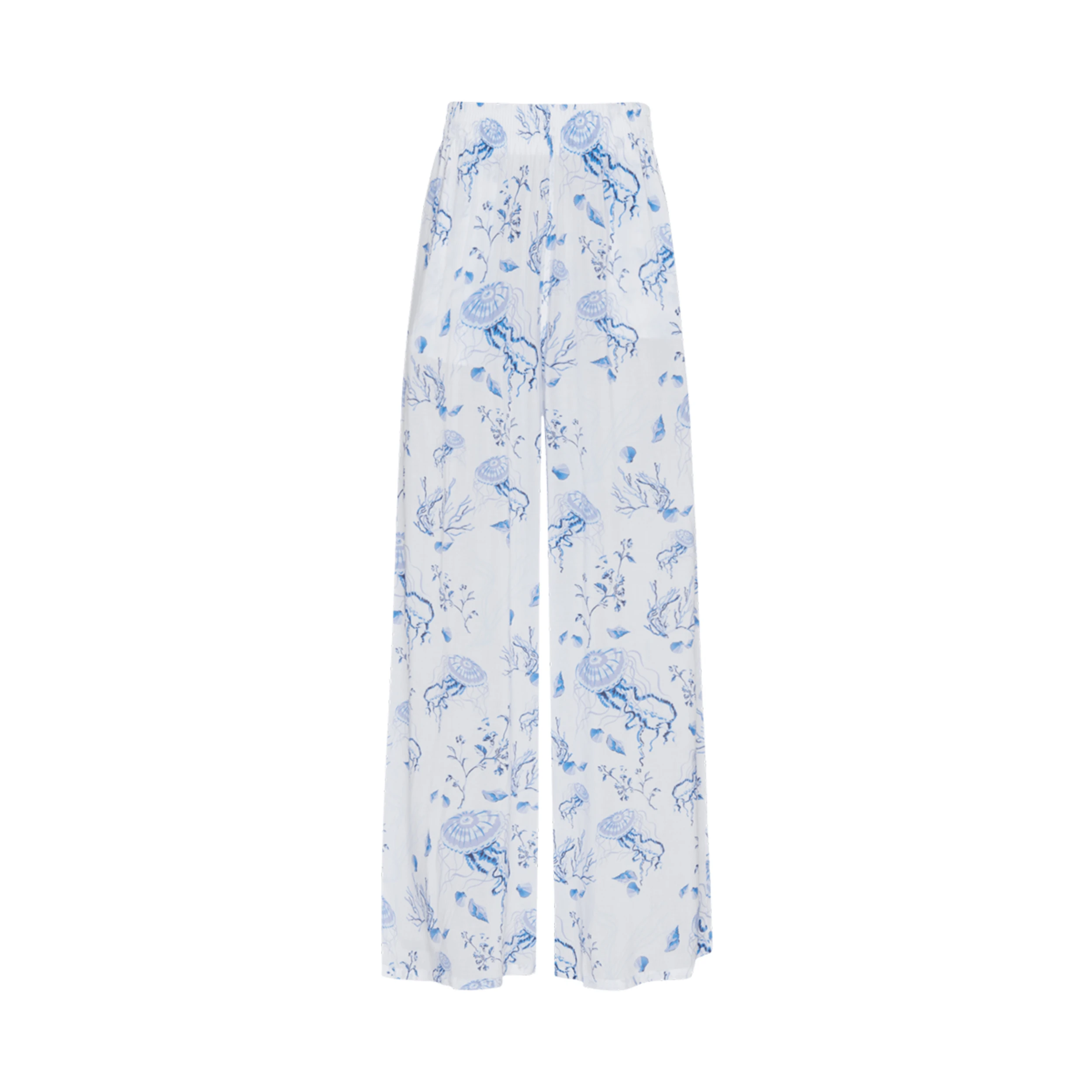 Resim Kadın Medusa and Shells Line Pantolon Beyaz INLCX426-010 | Vilebrequin