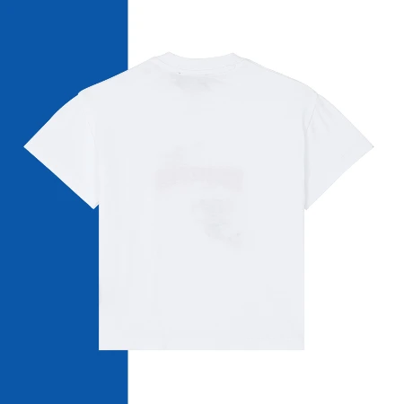 Resim Erkek Çocuk Circus Bisous Tişört Beyaz