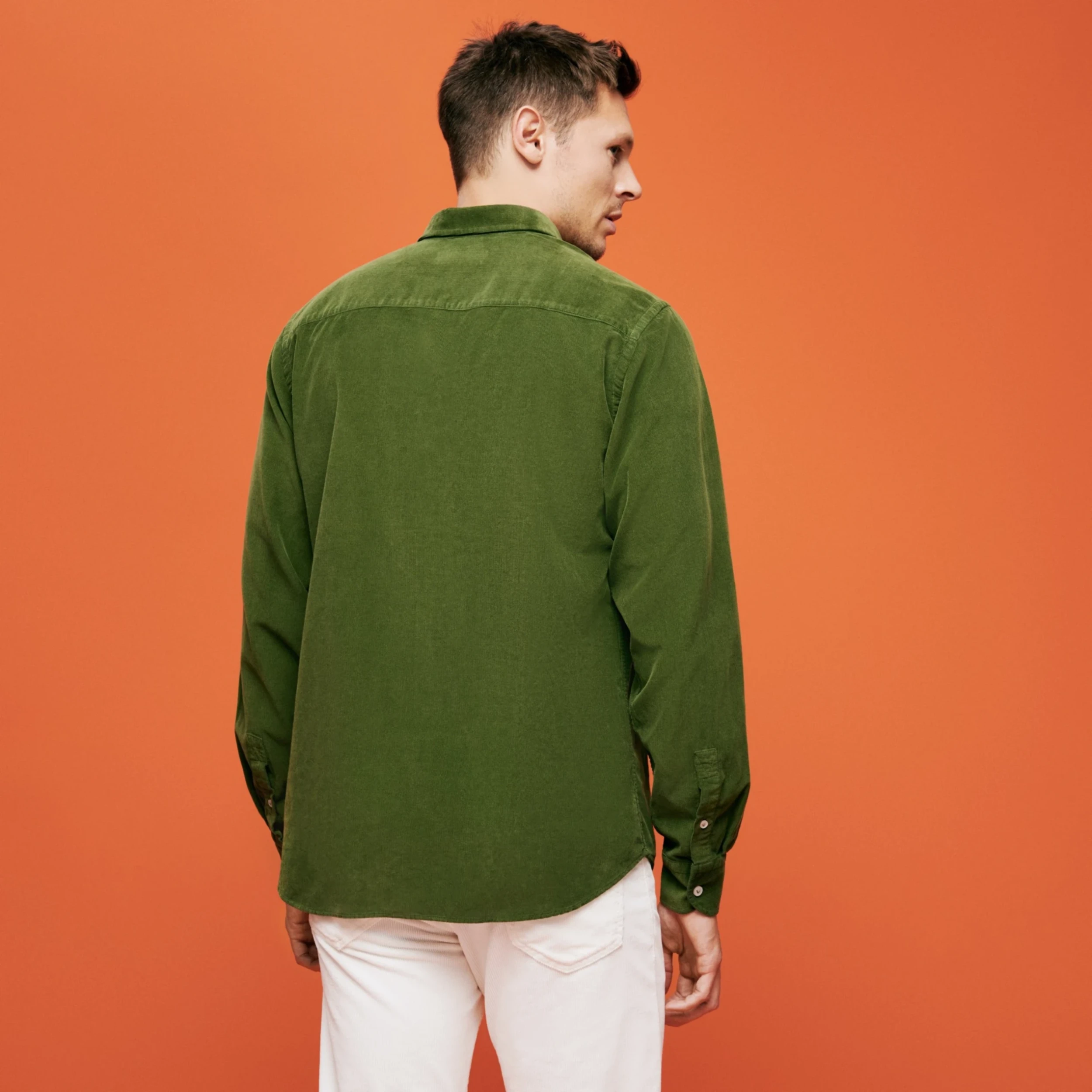 Resim Erkek Caneiret Gömlek Yeşil CNRC2V17-436 | Vilebrequin