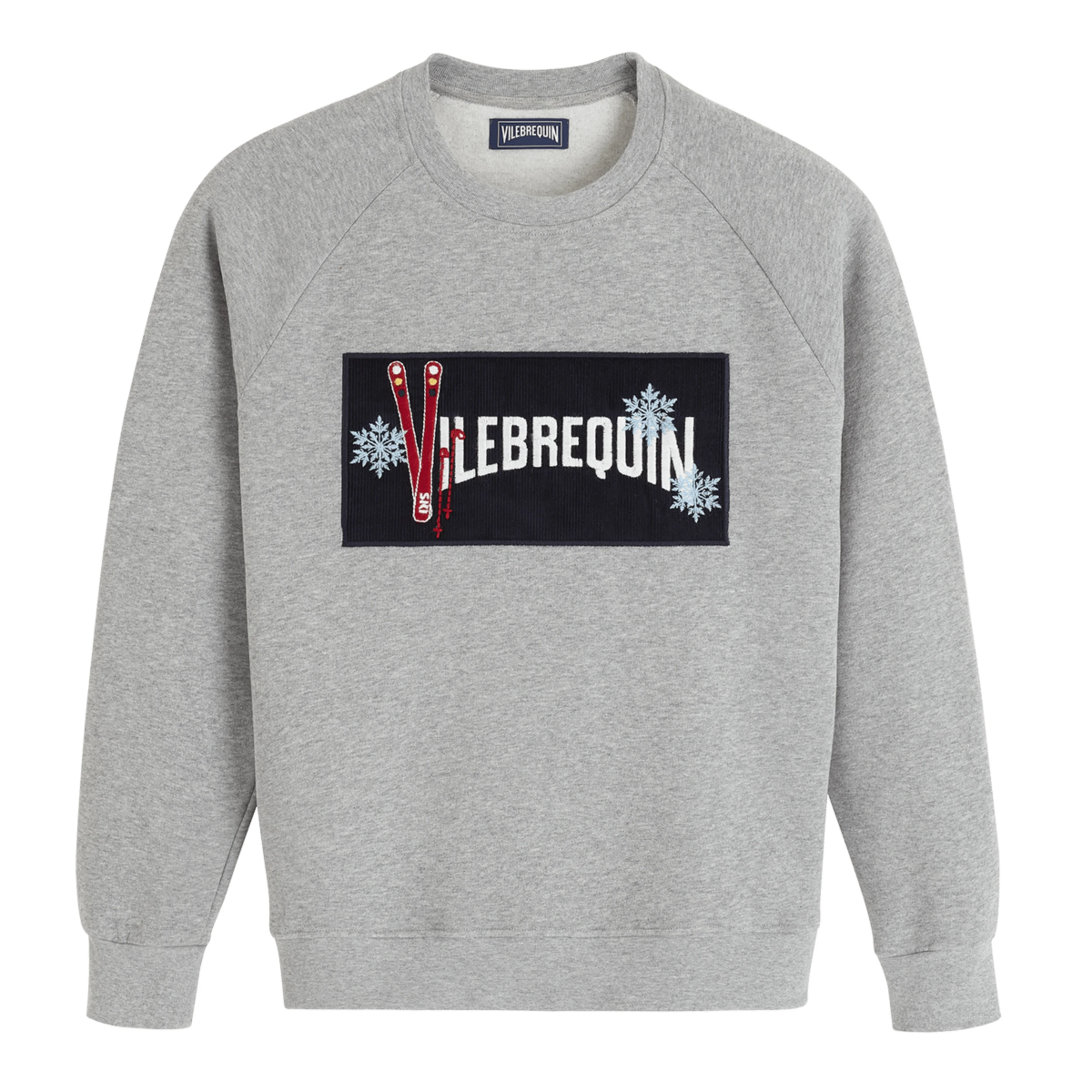 Resim Erkek Bornand Sweatshirt Gri BNDC3P43-988 | Vilebrequin