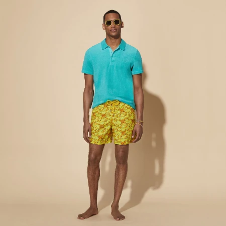 Resim Erkek Moorea Micro Ronde Des Tortues Mayo Sarı