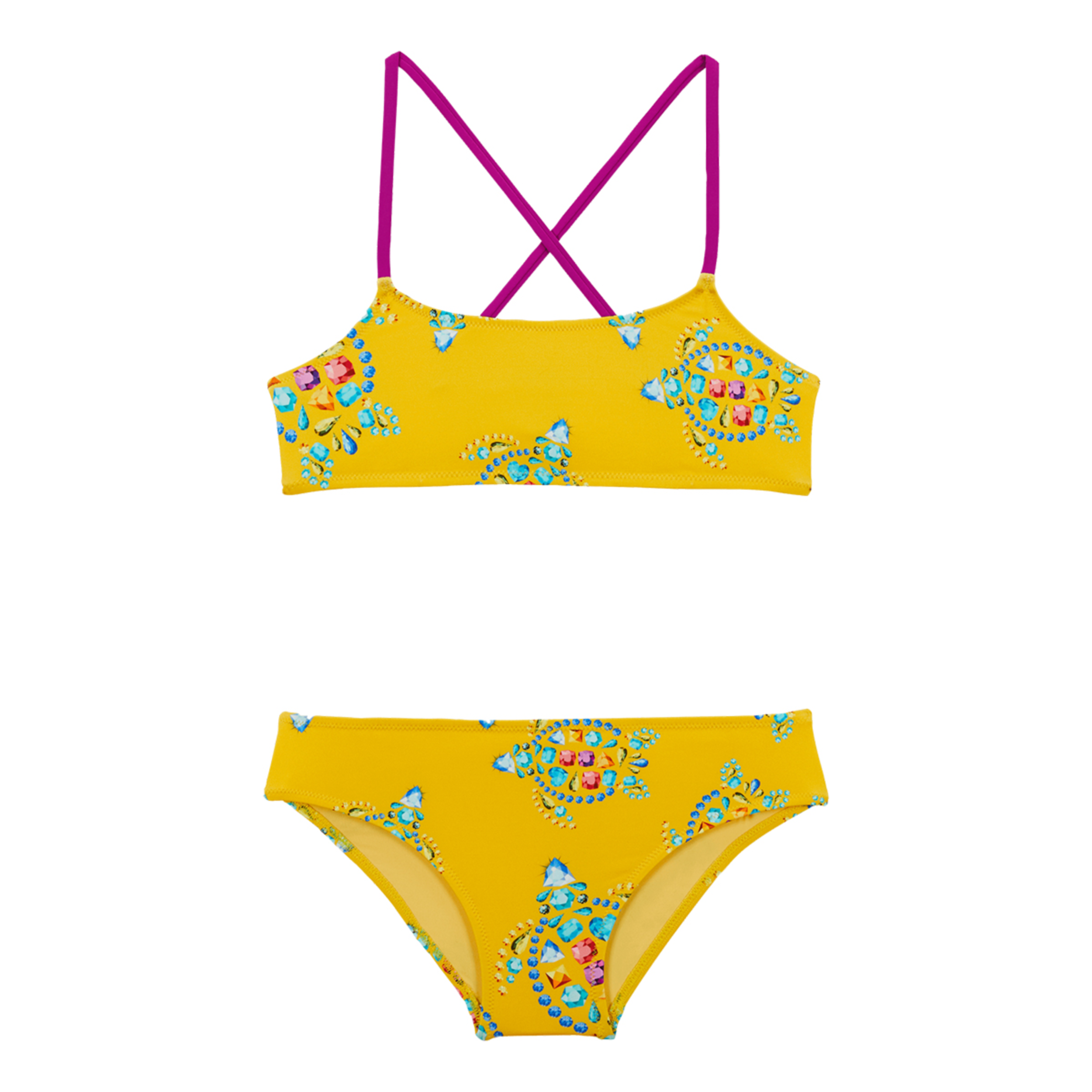 Resim Kız Çocuk Vendome Turtles Galac Bikini GLCAH122-115 | Vilebrequin