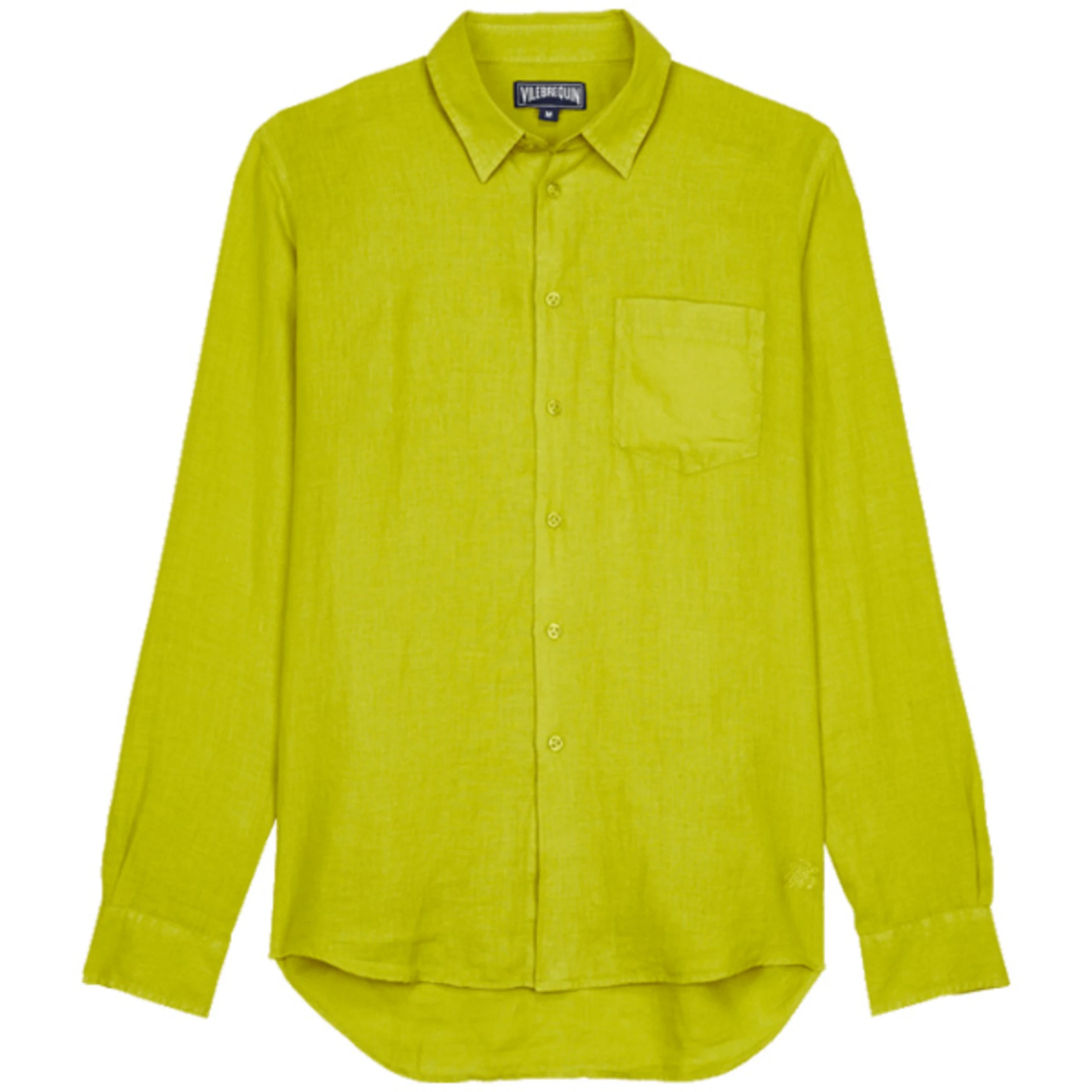 Resim Erkek Caroubis Gömlek Yeşil CRSH9U10-419 | Vilebrequin