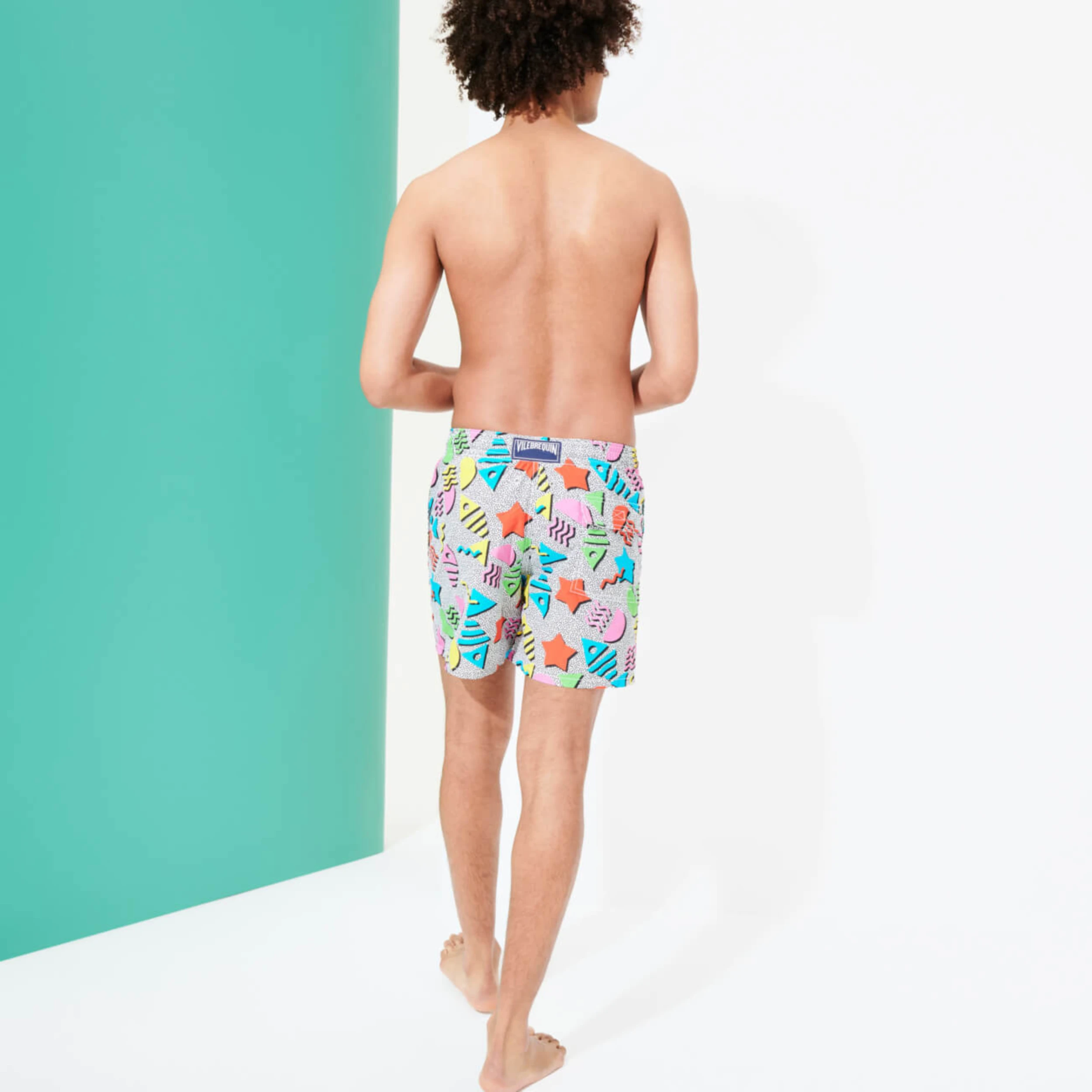 Resim Erkek 1986 Memphis Moorea Mayo Beyaz MOOU1B86-010 | Vilebrequin