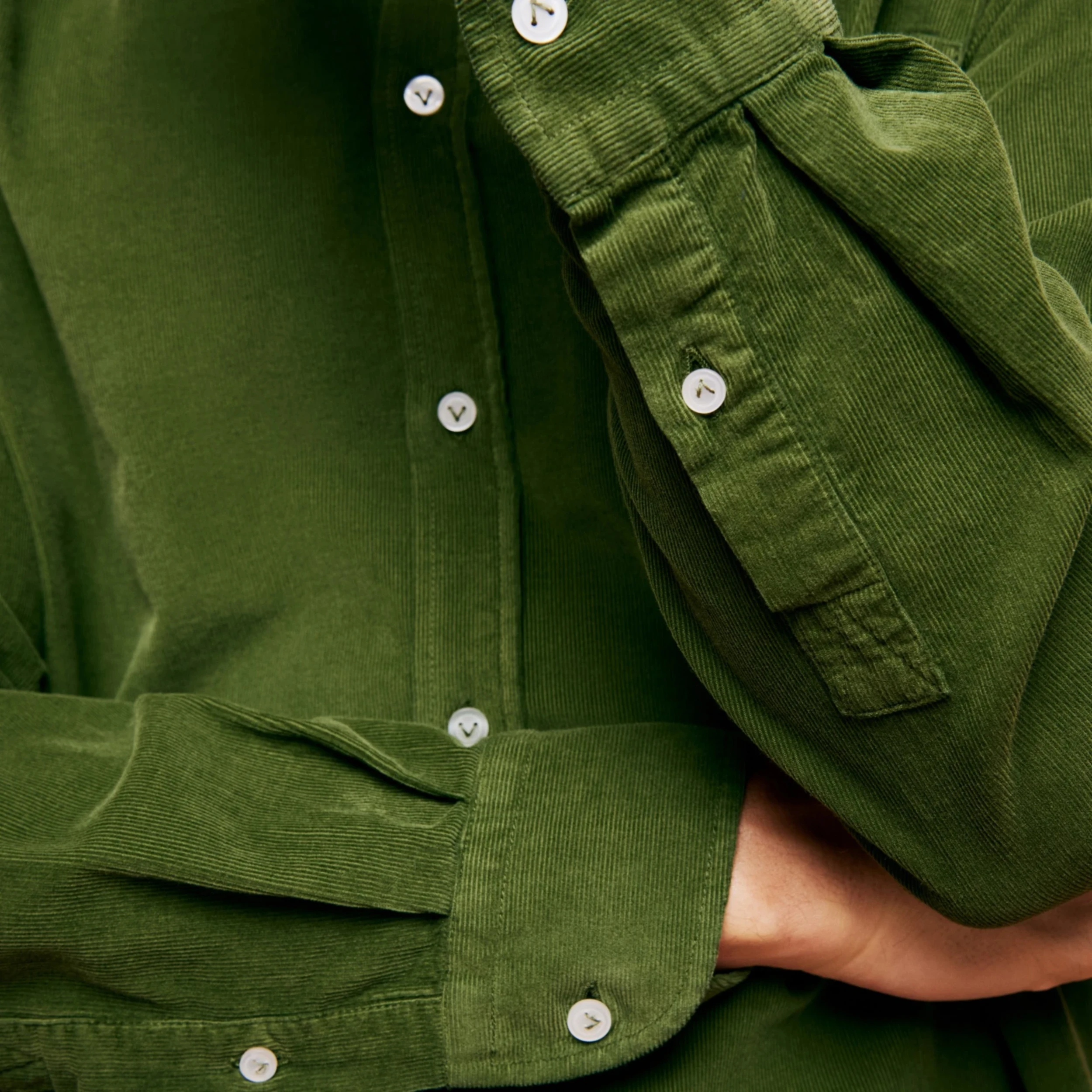 Resim Erkek Caneiret Gömlek Yeşil CNRC2V17-436 | Vilebrequin