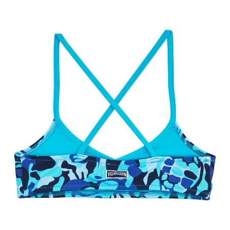 Resim Kız Çocuk Gie Bikini Üstü Mavi