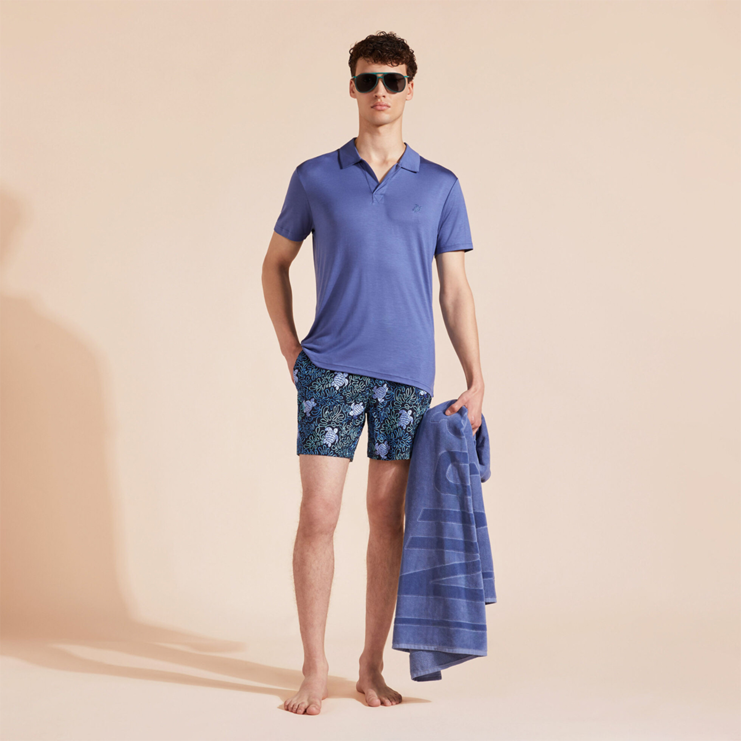 Resim Erkek Pirinol Tencel Polo PRLH9R02-604 | Vilebrequin