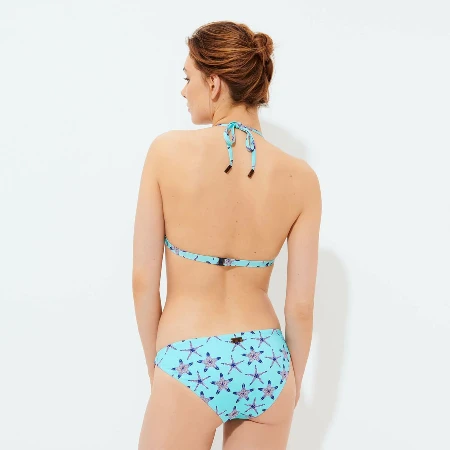 Resim Kadın Flechett Bikini Üstü Mavi