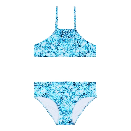 Resim Kız Çocuk Gomette Flowers Tie & Dye Bikini