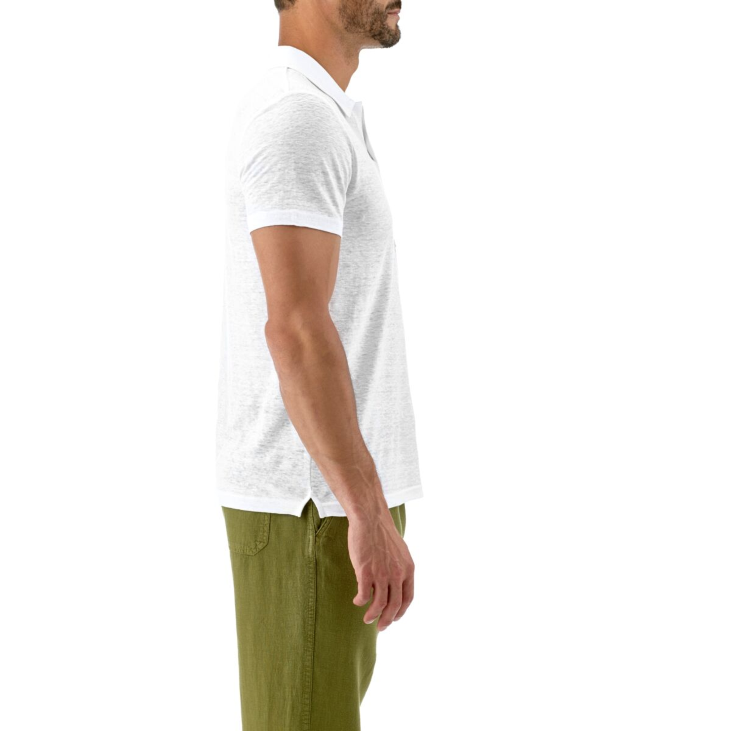 Resim Erkek Pyramid Polo Beyaz PYR8603E-010 | Vilebrequin