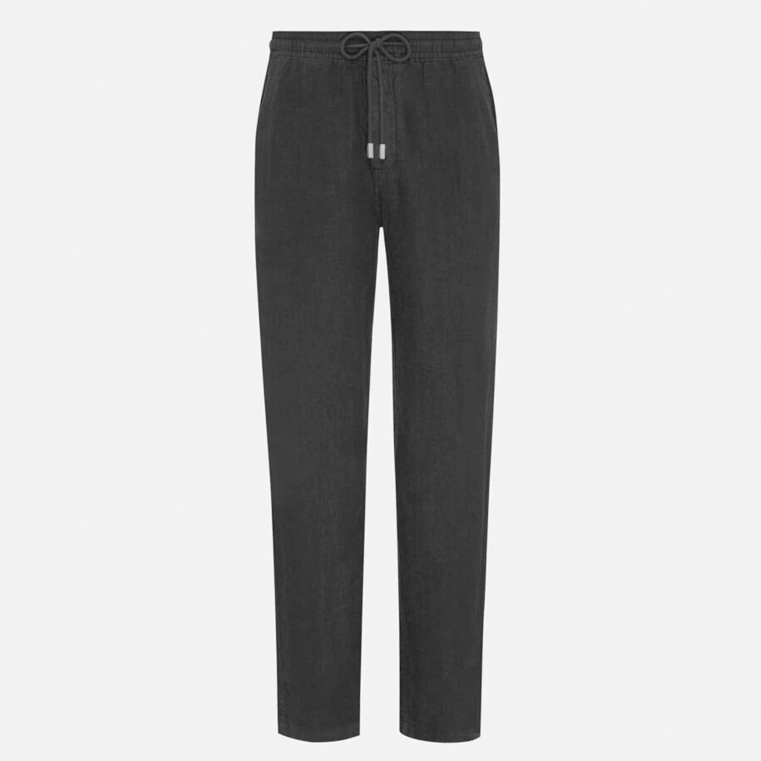 Resim Erkek Pacha Keten Pantolon Siyah PACP613P-990 | Vilebrequin