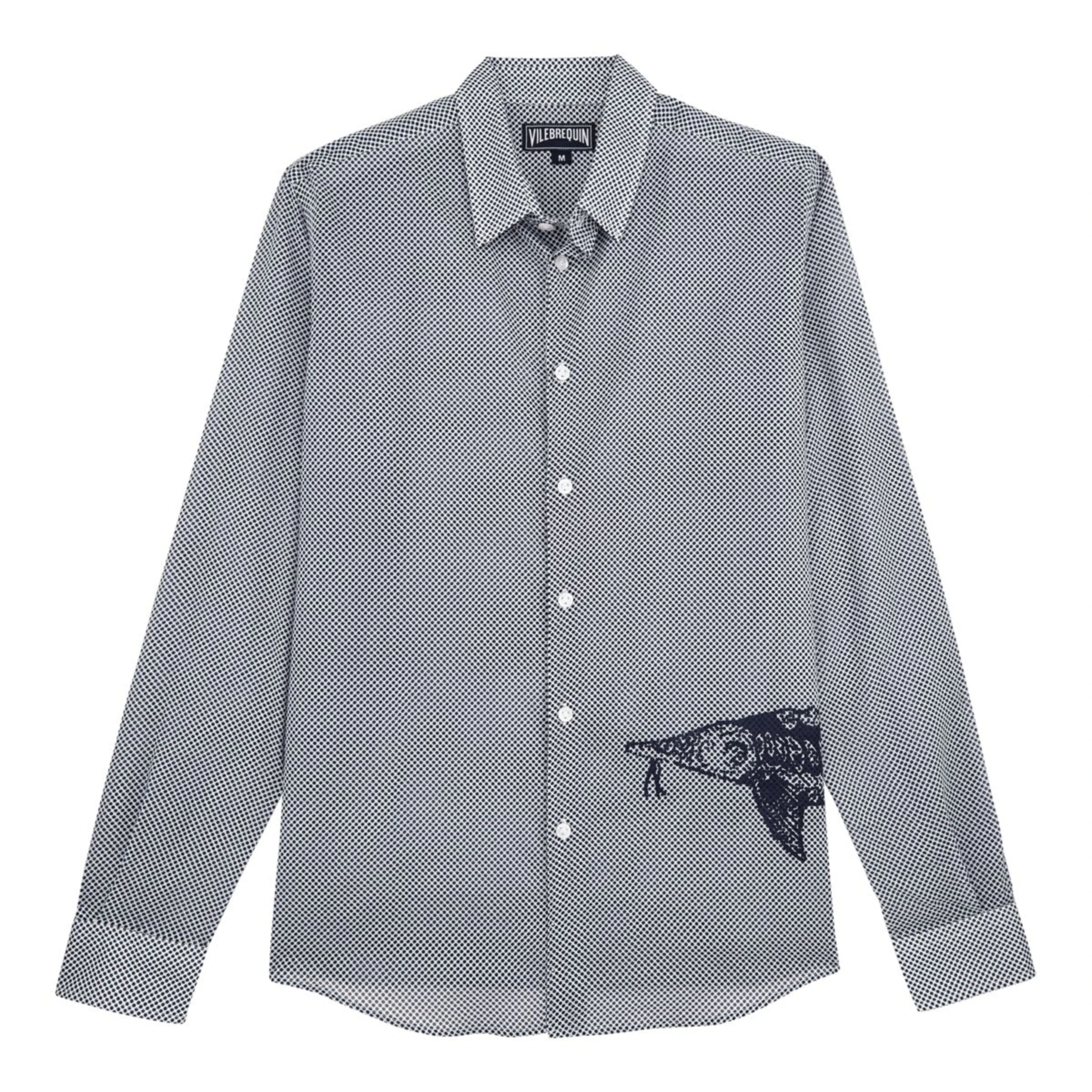 Resim Unisex Caracal Gömlek Beyaz CCAE9V08-010 | Vilebrequin