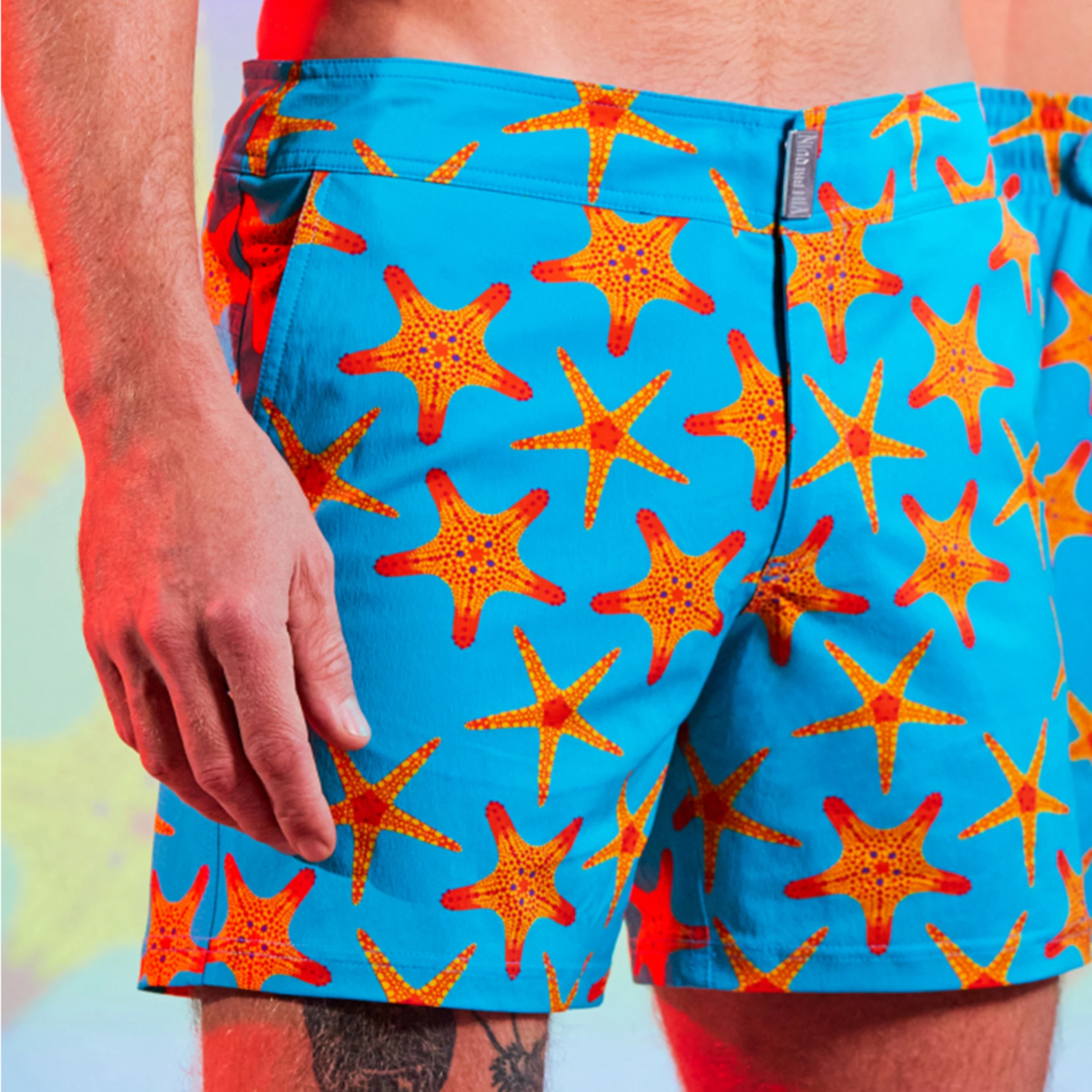 Resim Erkek Starfish Dance Merise Mayo Mavi MSEC3F05-316 | Vilebrequin