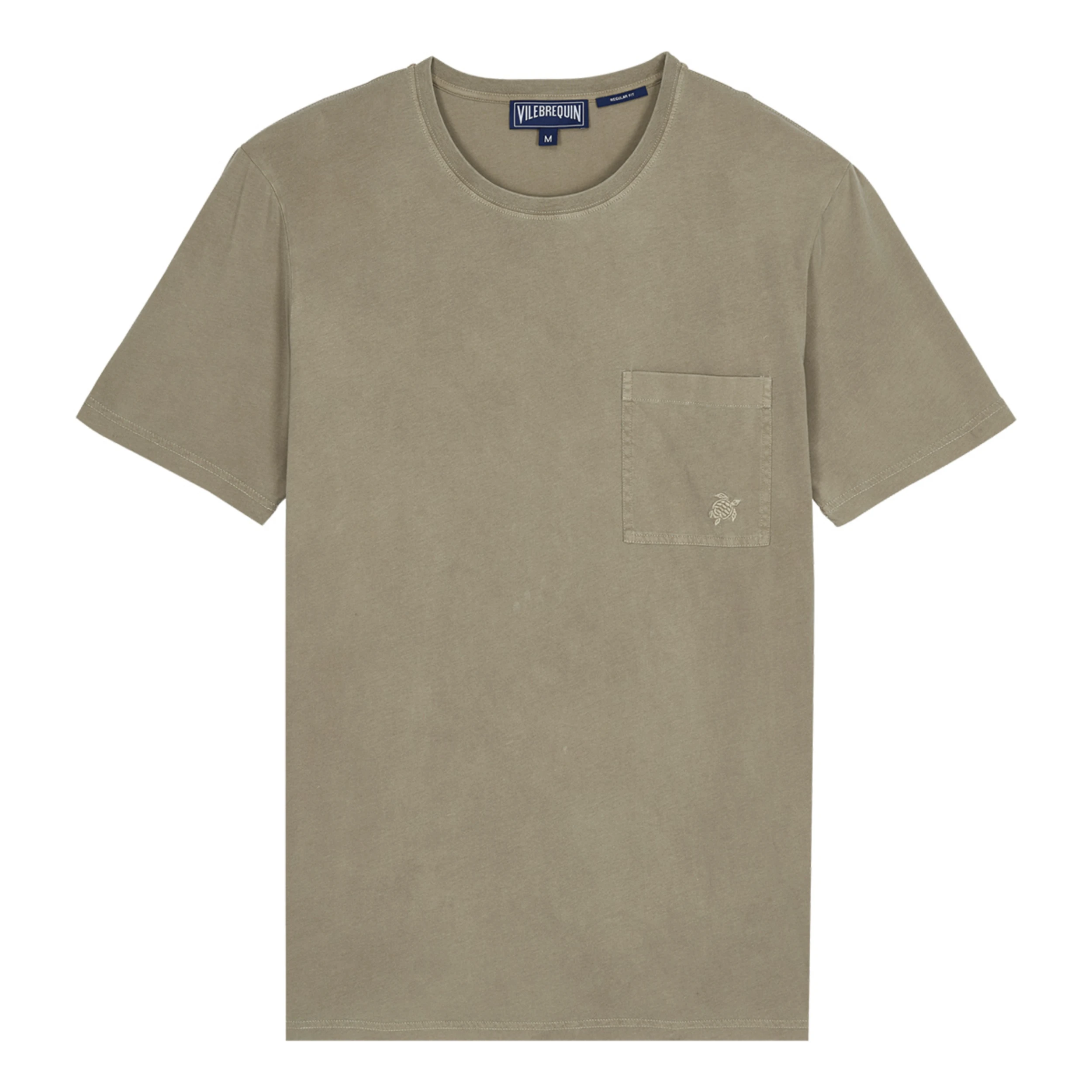 Resim Erkek Titus Tişört Haki TUSU3P11-425 | Vilebrequin