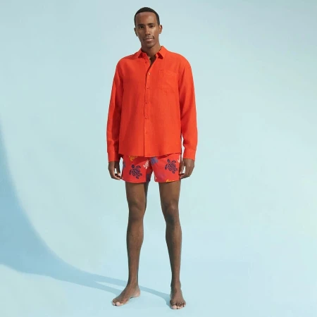 Resim Unisex Caracal Gömlek Kırmızı