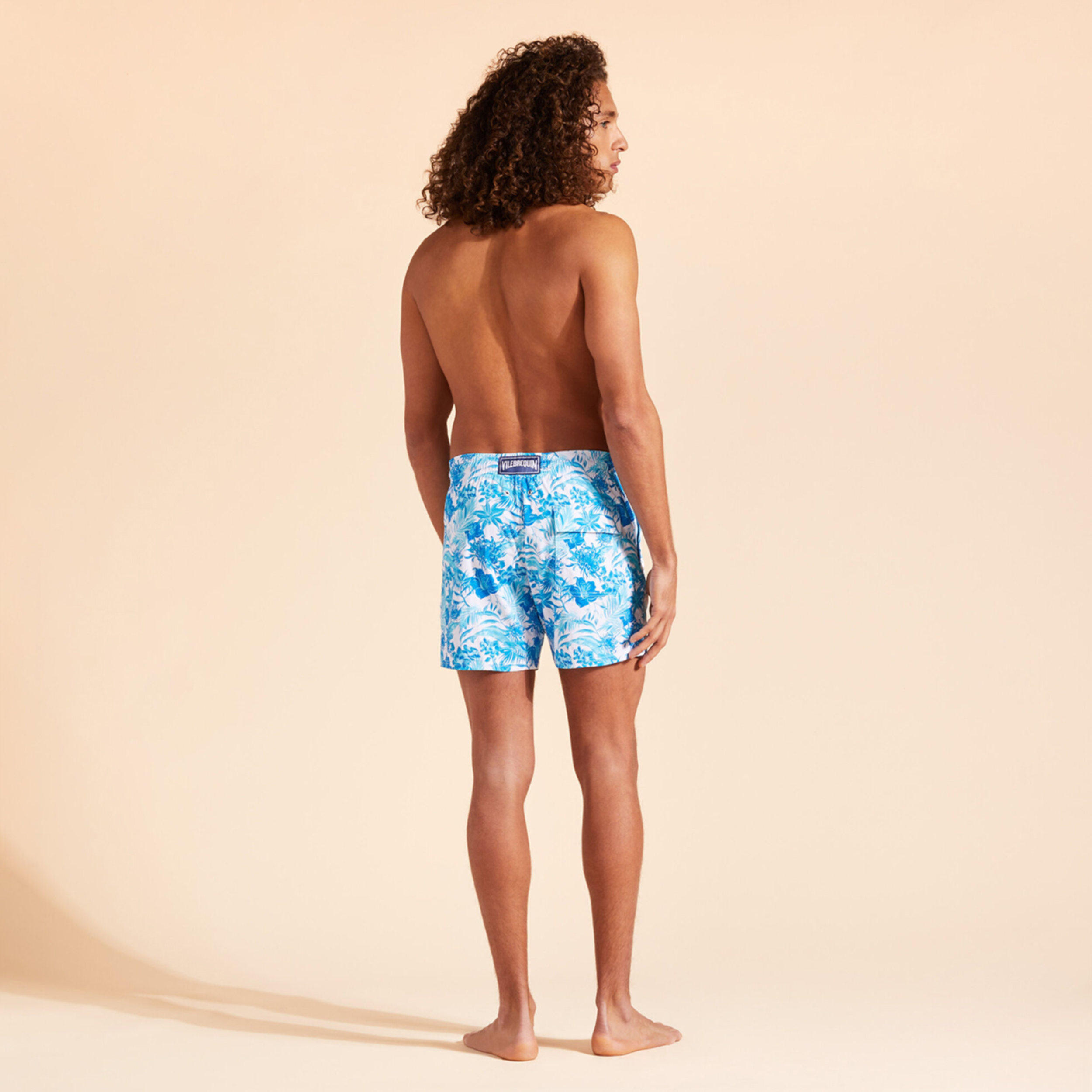 Resim Erkek Tahiti Flowers Moorise Mayo MSOAF103-010 | Vilebrequin