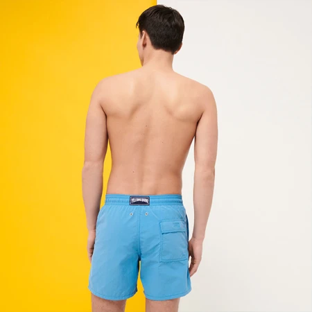 Resim Erkek Solid Moorea Mayo Mavi