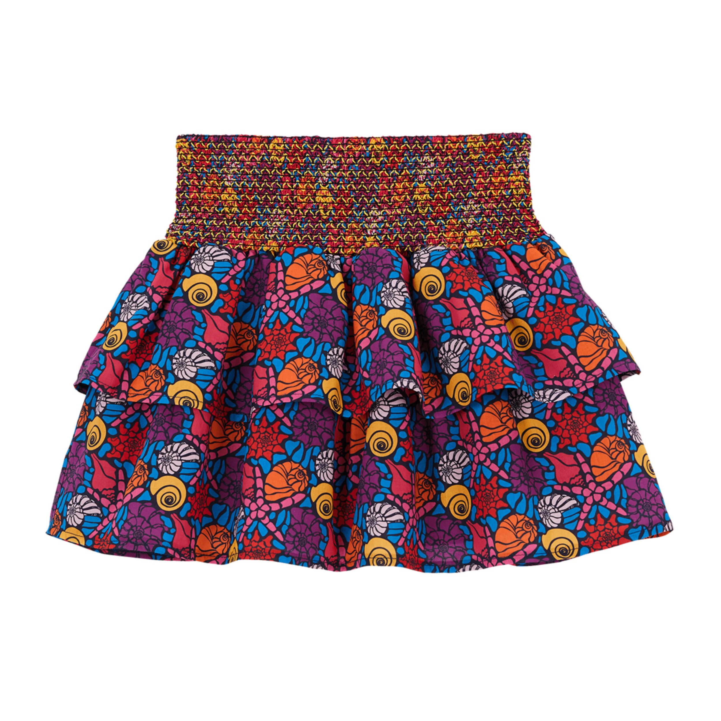 Resim Kız Çocuk Noumea Sea Shells Gallina Etek Lacivert AGAAV227-390 | Vilebrequin