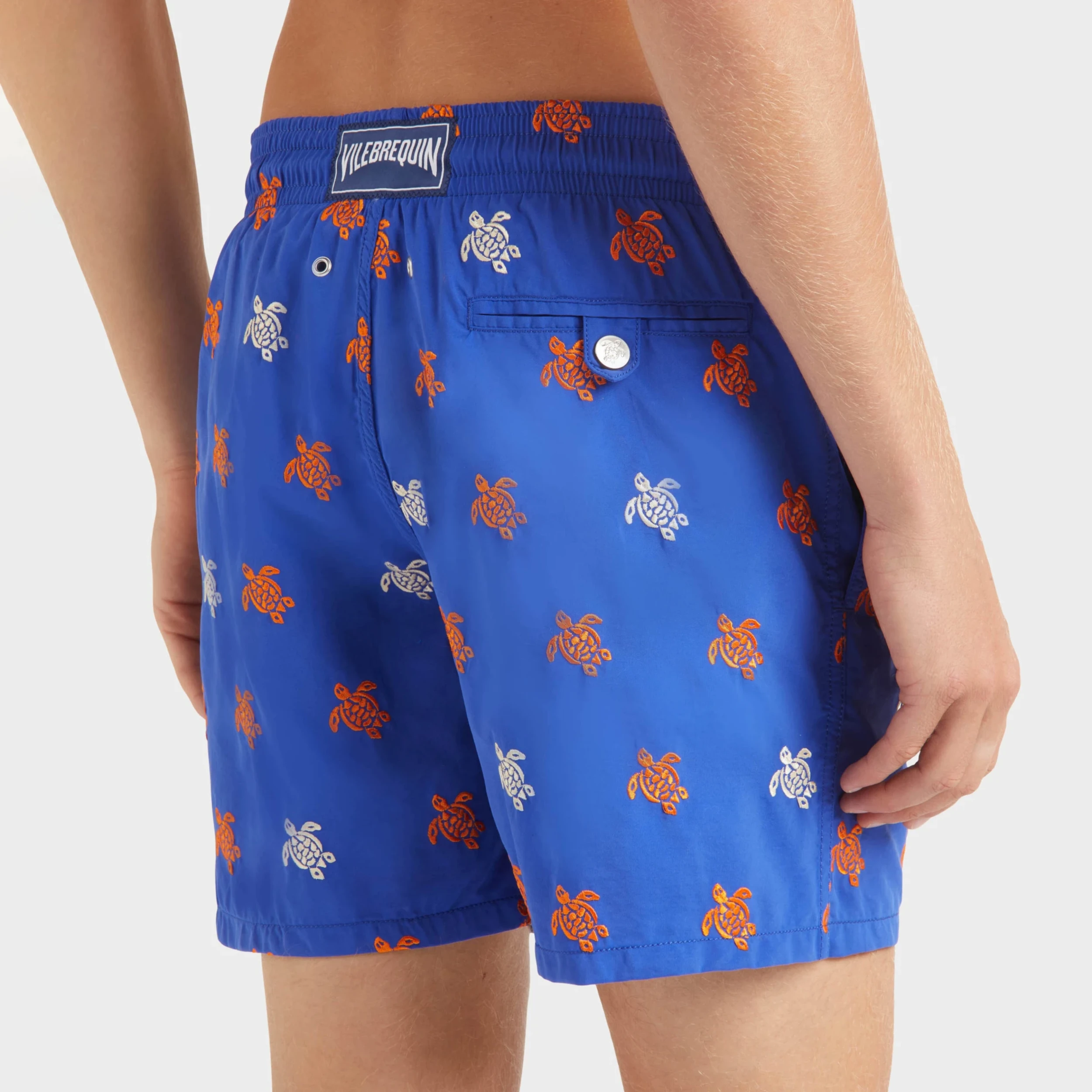 Resim Erkek Micro Ronde Des Tortues - Limited Edition Mistral Mayo Mavi MISBC493-613 | Vilebrequin