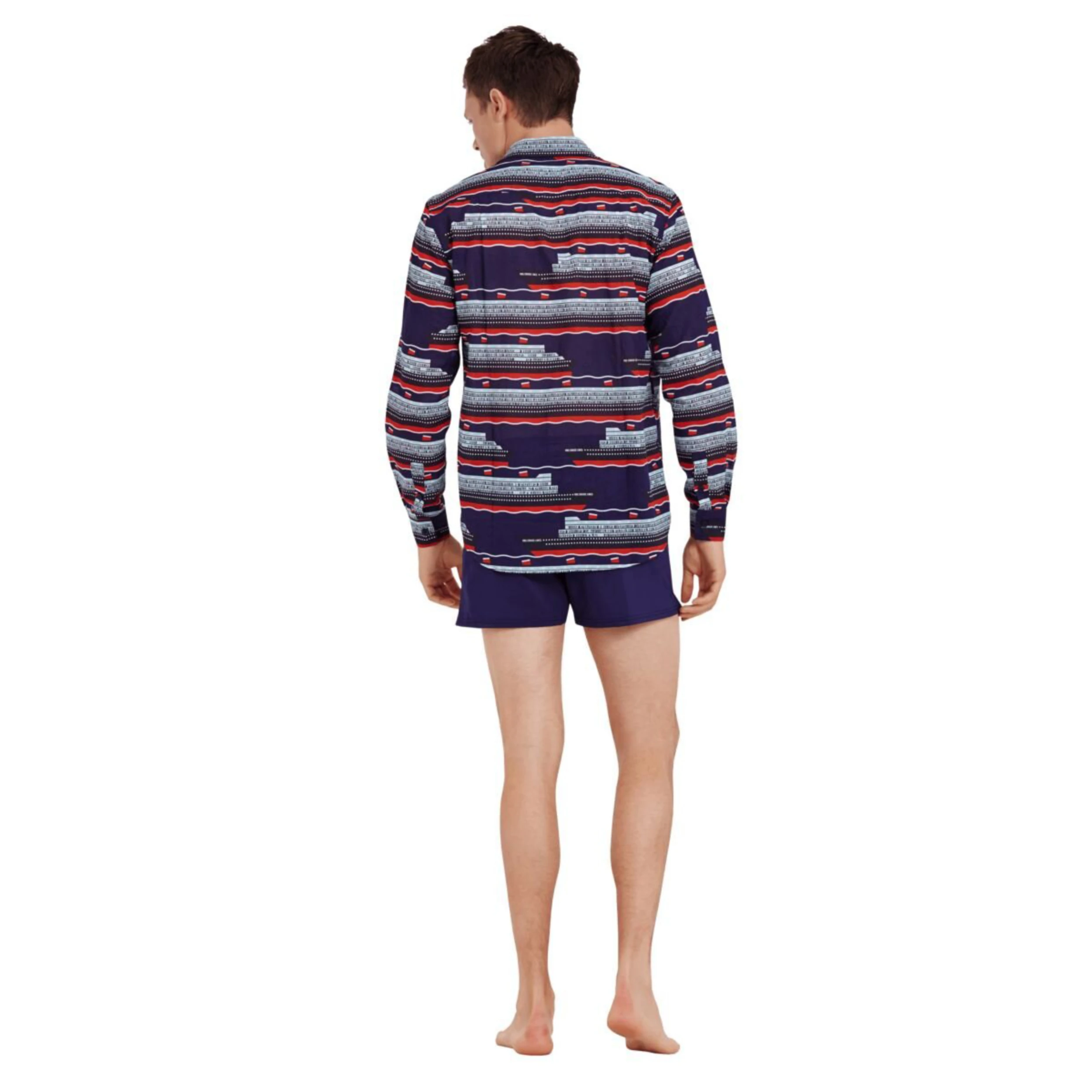 Resim Unisex Caracal Gömlek Lacivert CCAC0V01-397 | Vilebrequin