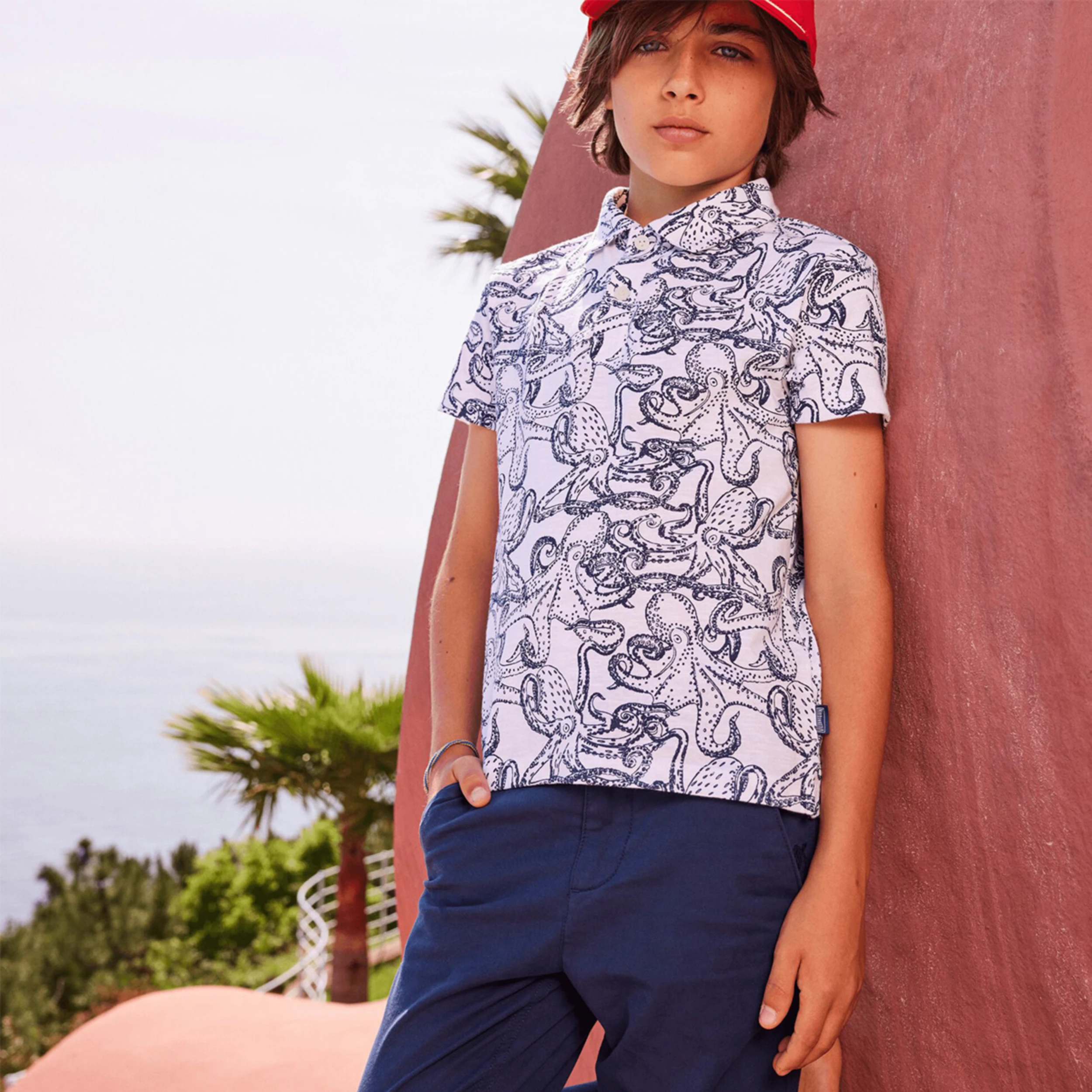 Resim Erkek Çocuk Gretel  Pantolon Lacivert GEEU3V67-390 | Vilebrequin