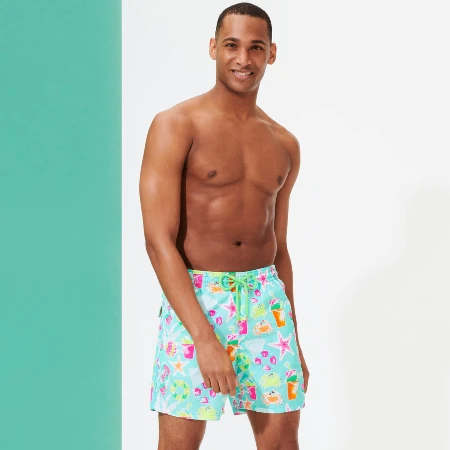 Resim Erkek 1982 Jeux De Plage Moorea Mayo Mavi