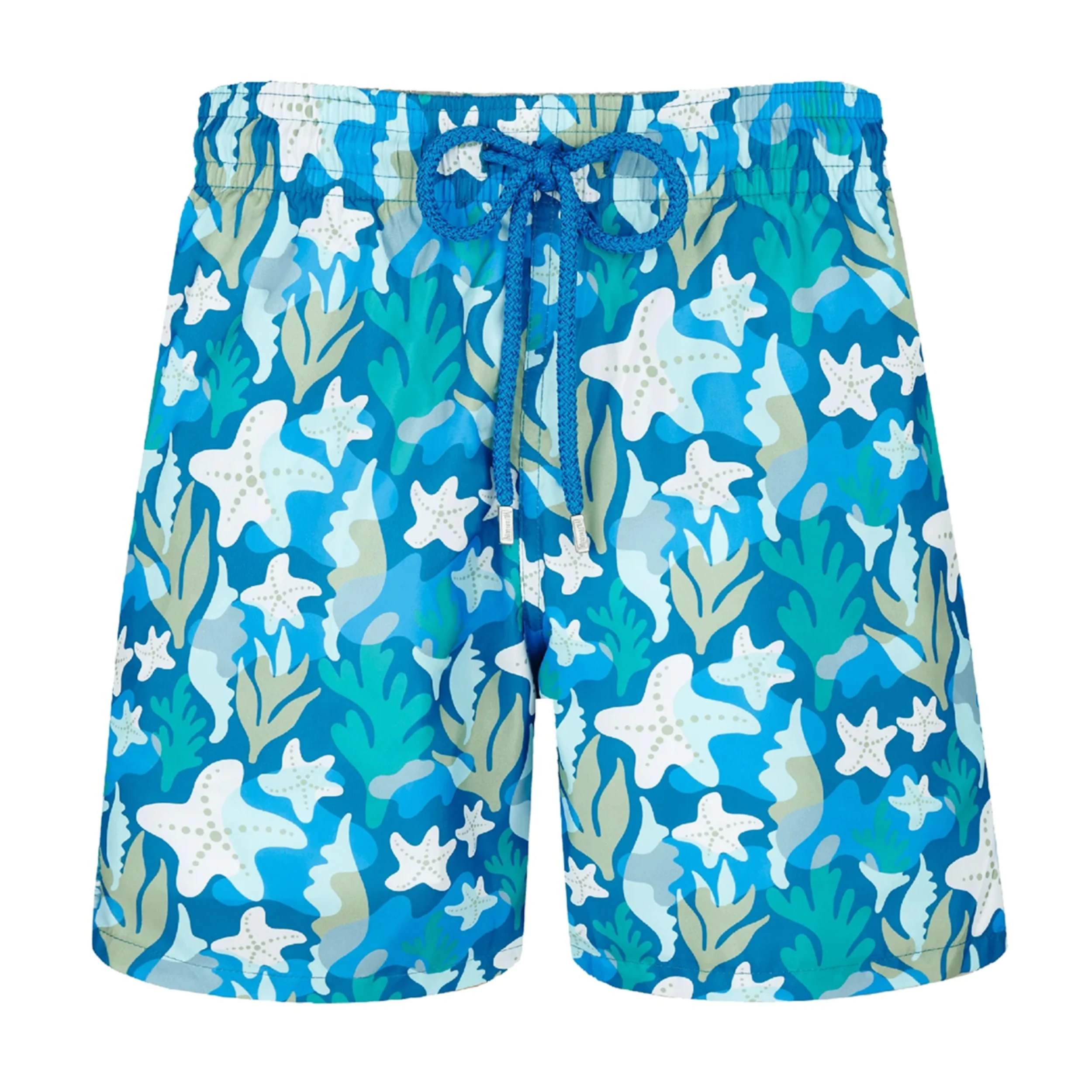 Resim Erkek Mahina Camo Seaweed Mayo Mavi MAHC4J04-366 | Vilebrequin