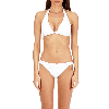 Resim Kadın Flechett Beyaz Bikini Üstü