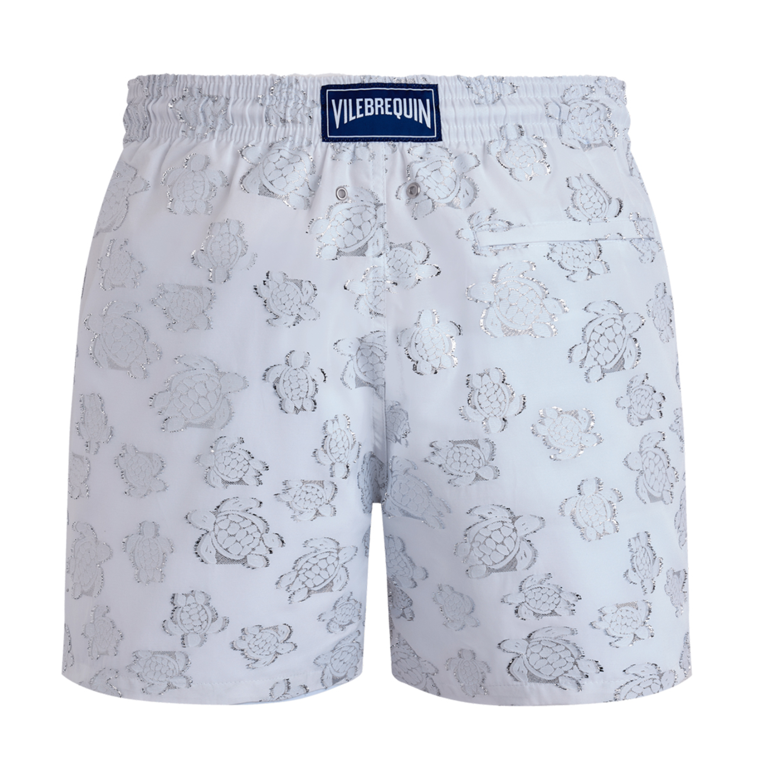 Resim Erkek Ronde des Tortues Jacquard Broché Moopea Mayo MPACA636-003 | Vilebrequin