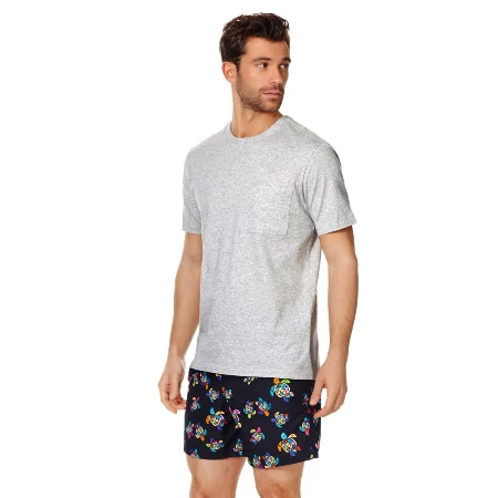 Resim Erkek Teegus Tişört Gri