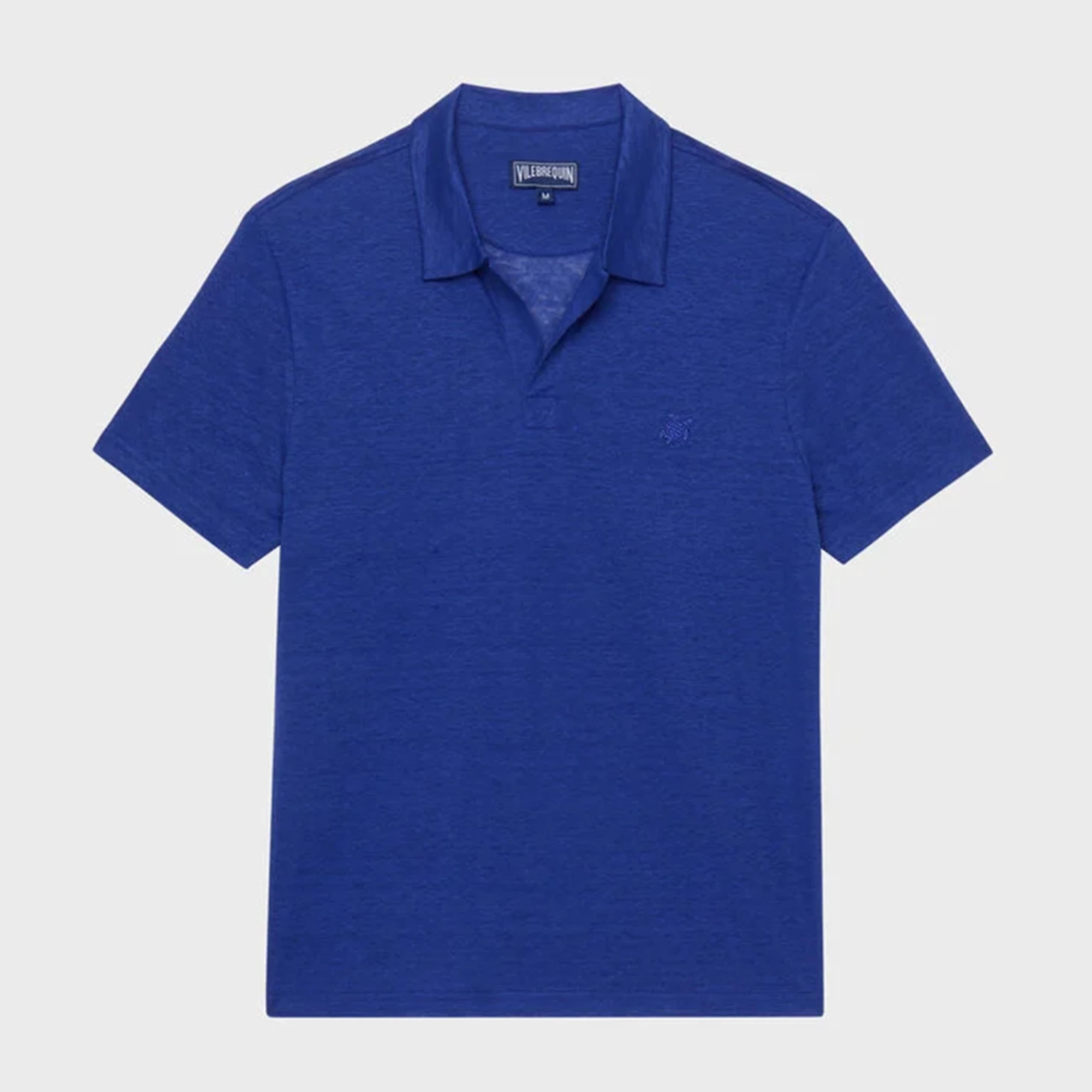 Resim Erkek Pyramid Keten Polo Mavi PYRE9O00-613 | Vilebrequin