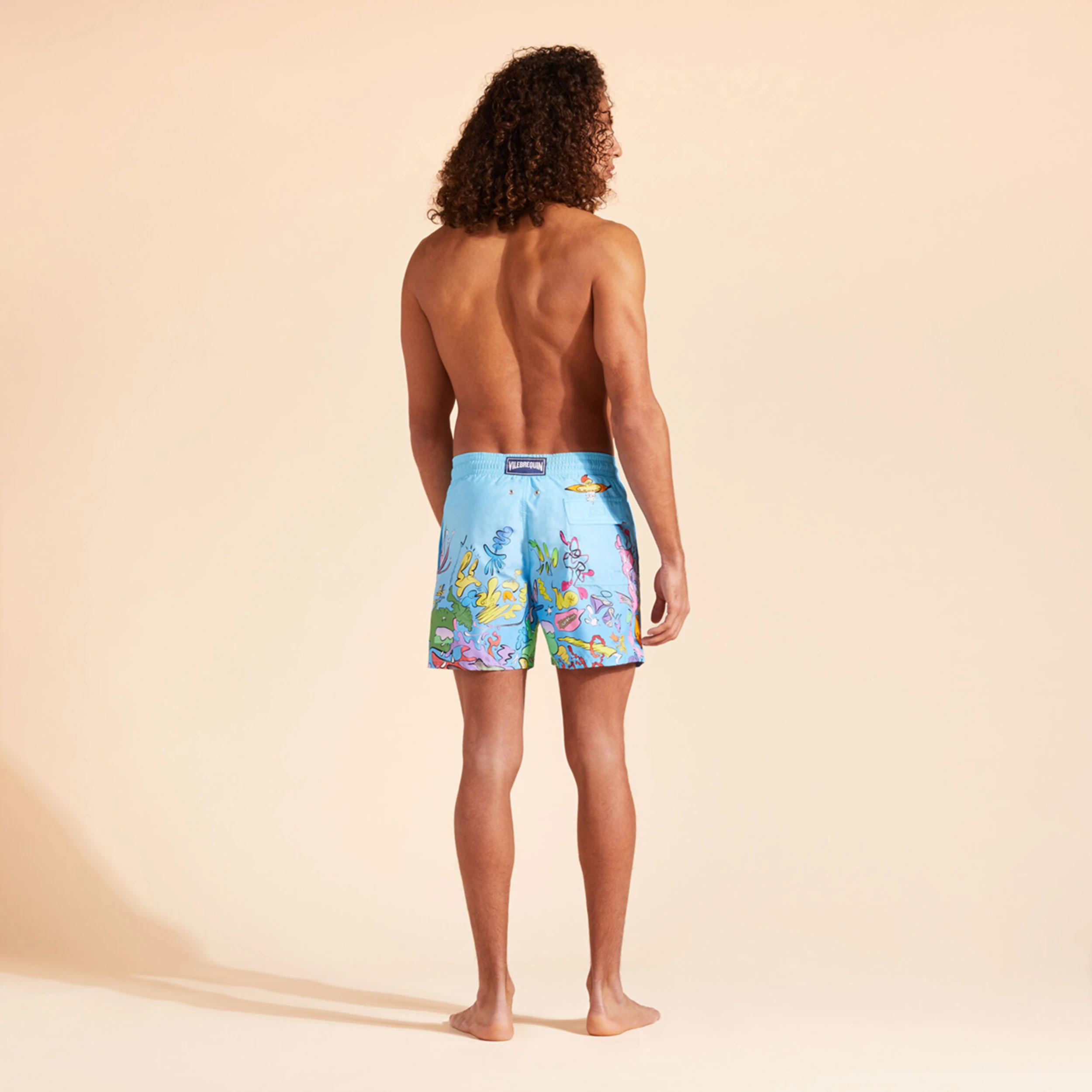 Resim Erkek Fond Marins Moopea Mayo Mavi MPAAB370-399 | Vilebrequin