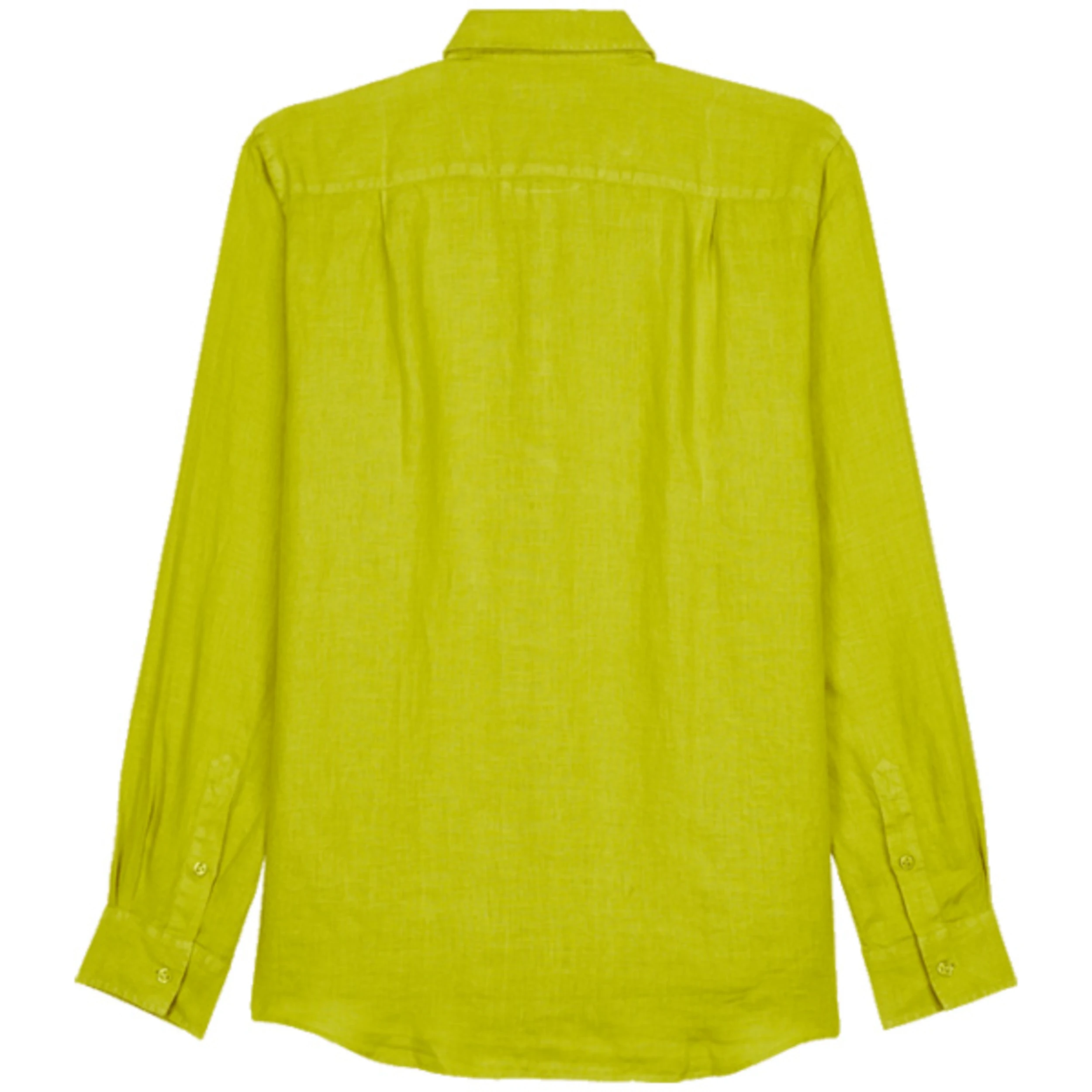 Resim Erkek Caroubis Gömlek Yeşil CRSH9U10-419 | Vilebrequin