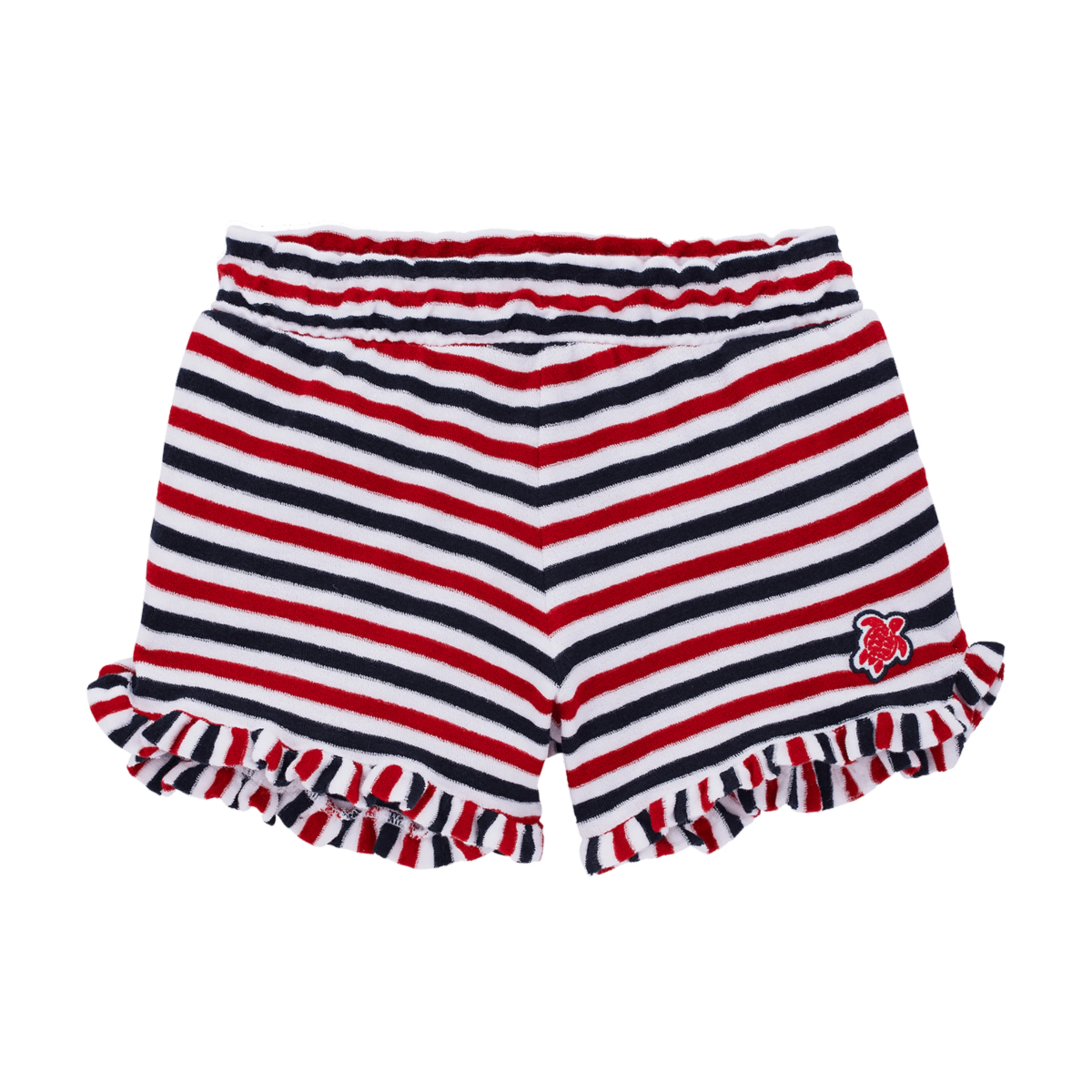 Resim Kız Çocuk Striped Gimy Şort Kırmızı GMYAQ445-986 | Vilebrequin