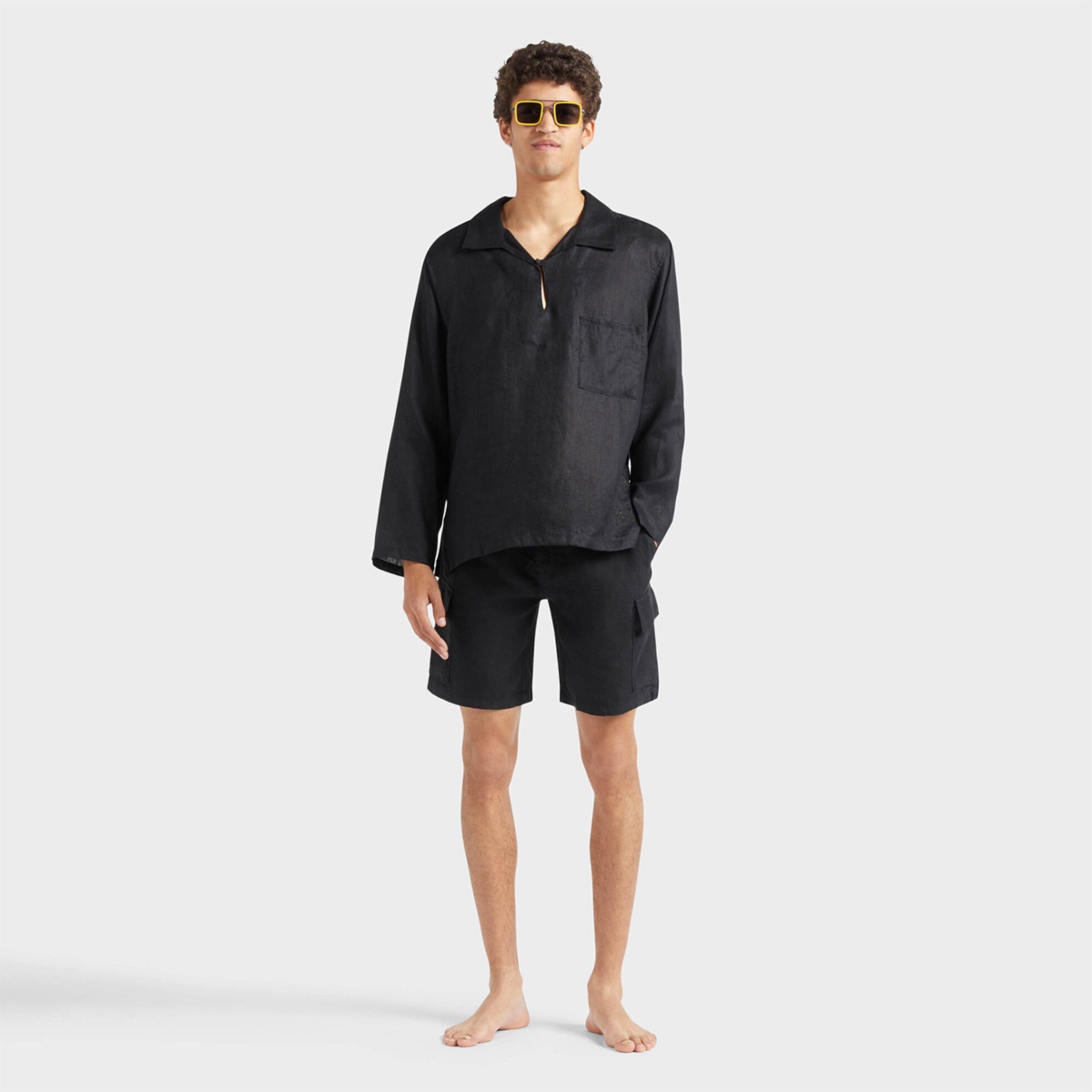 Resim Erkek Baie Keten Bermuda BAIU3U01-990 | Vilebrequin