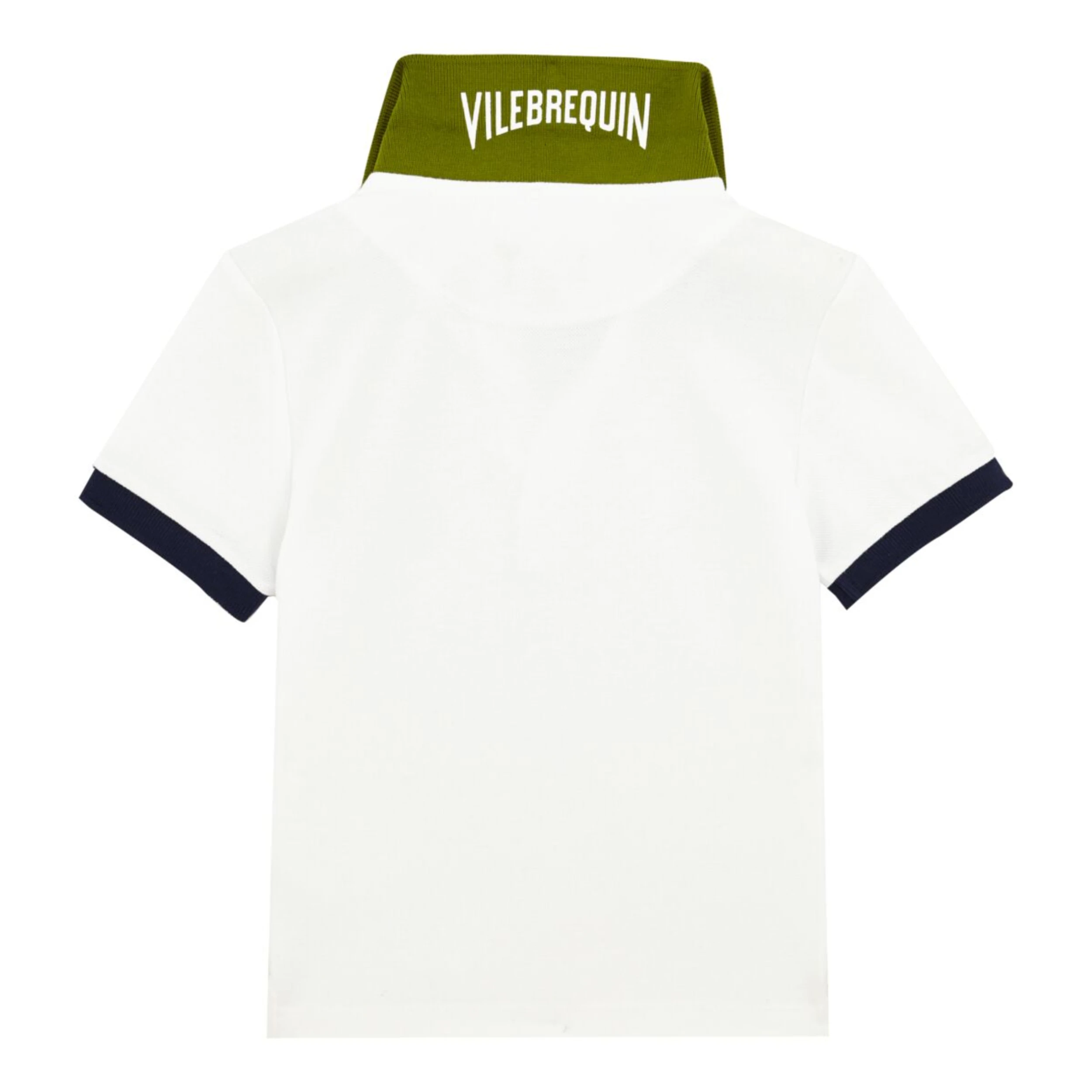 Resim Erkek Çocuk Pantin Polo Beyaz PNT8562H-010 | Vilebrequin