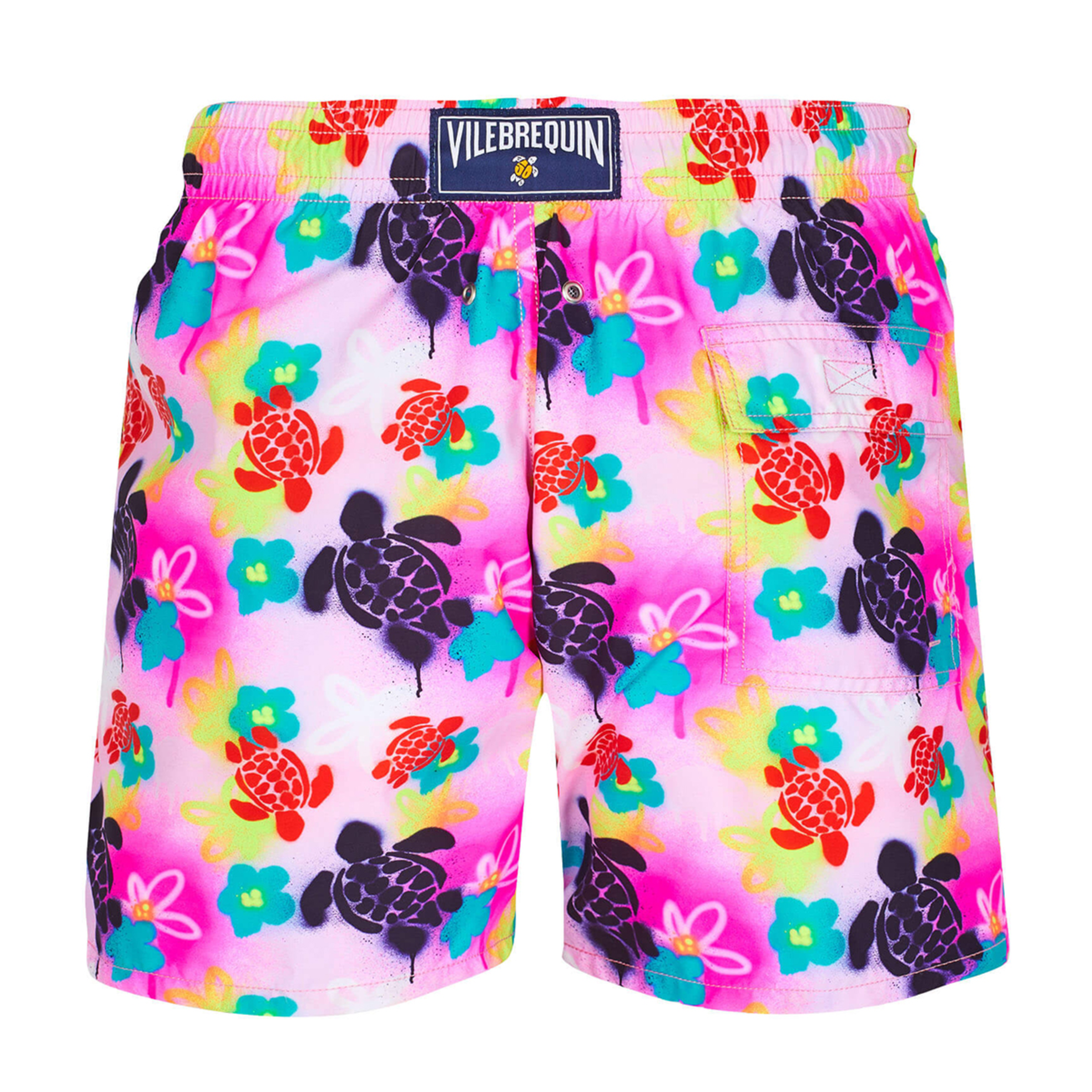 Resim Erkek 1988 Turtles Graffiti Moorea Mayo Pembe MOOU1B88-175 | Vilebrequin