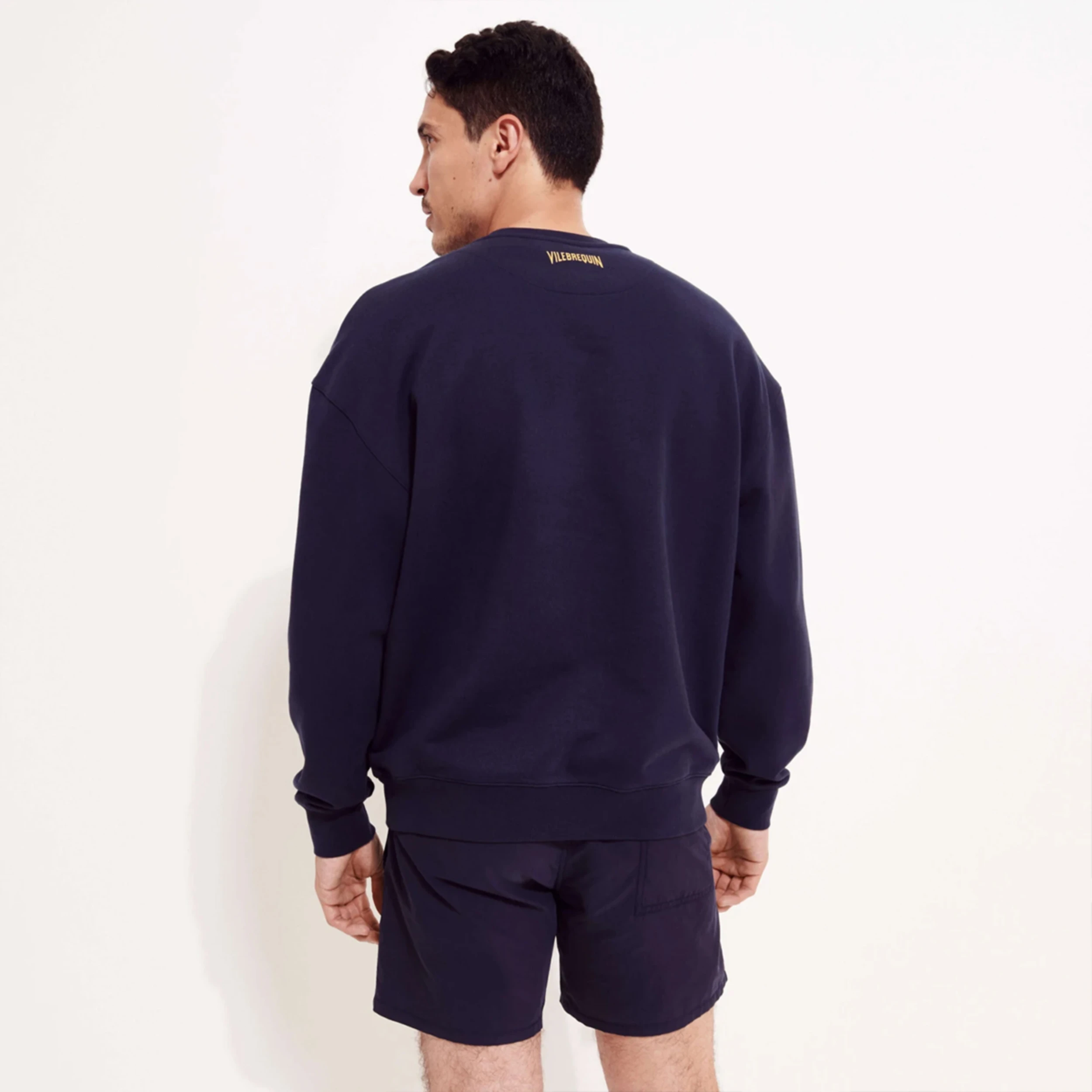 Resim Erkek the Year of The Rabbit Sweet Sweatshirt Lacivert SWEC3S22-390 | Vilebrequin