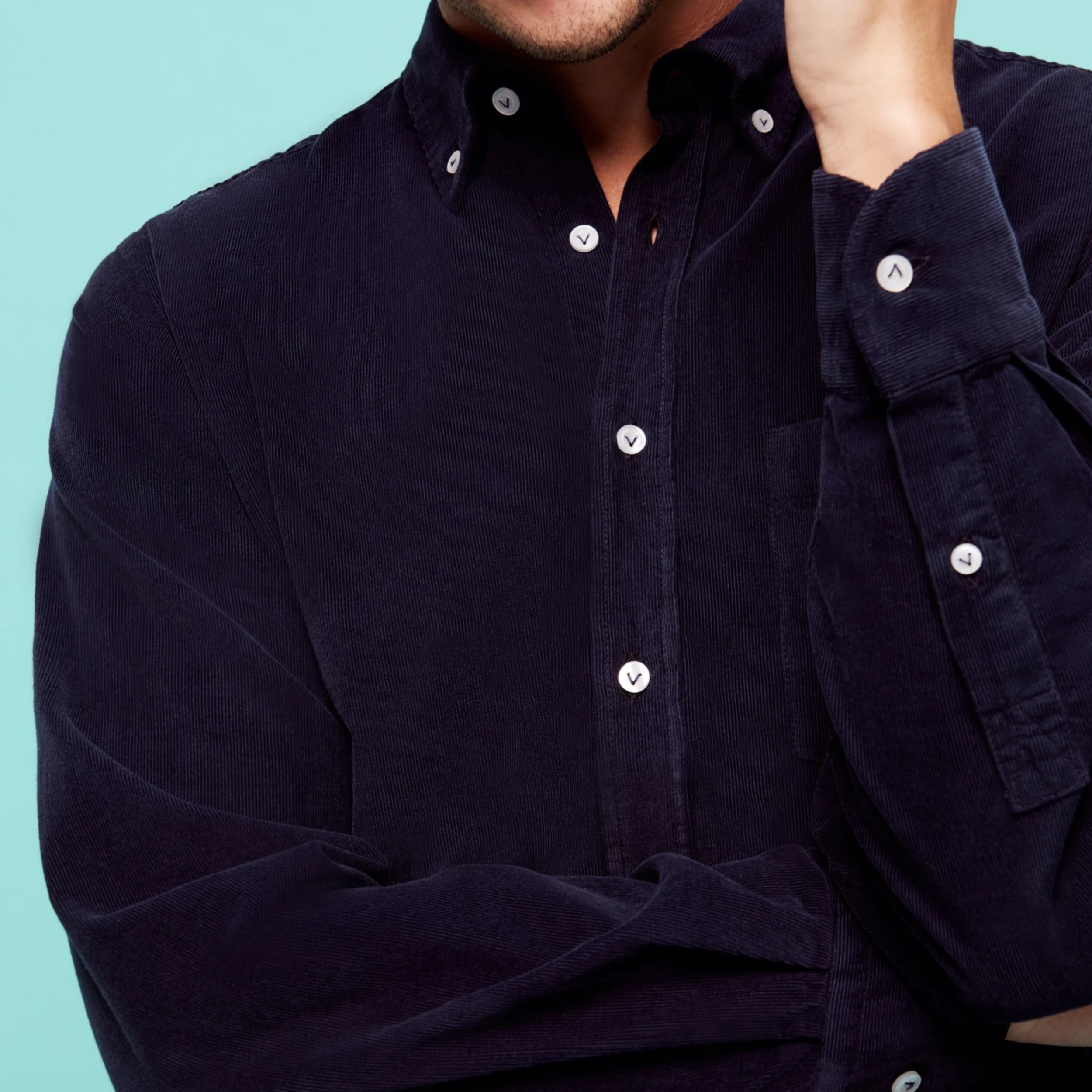 Resim Erkek Caneiret Gömlek Lacivert CNRC2V17-390 | Vilebrequin